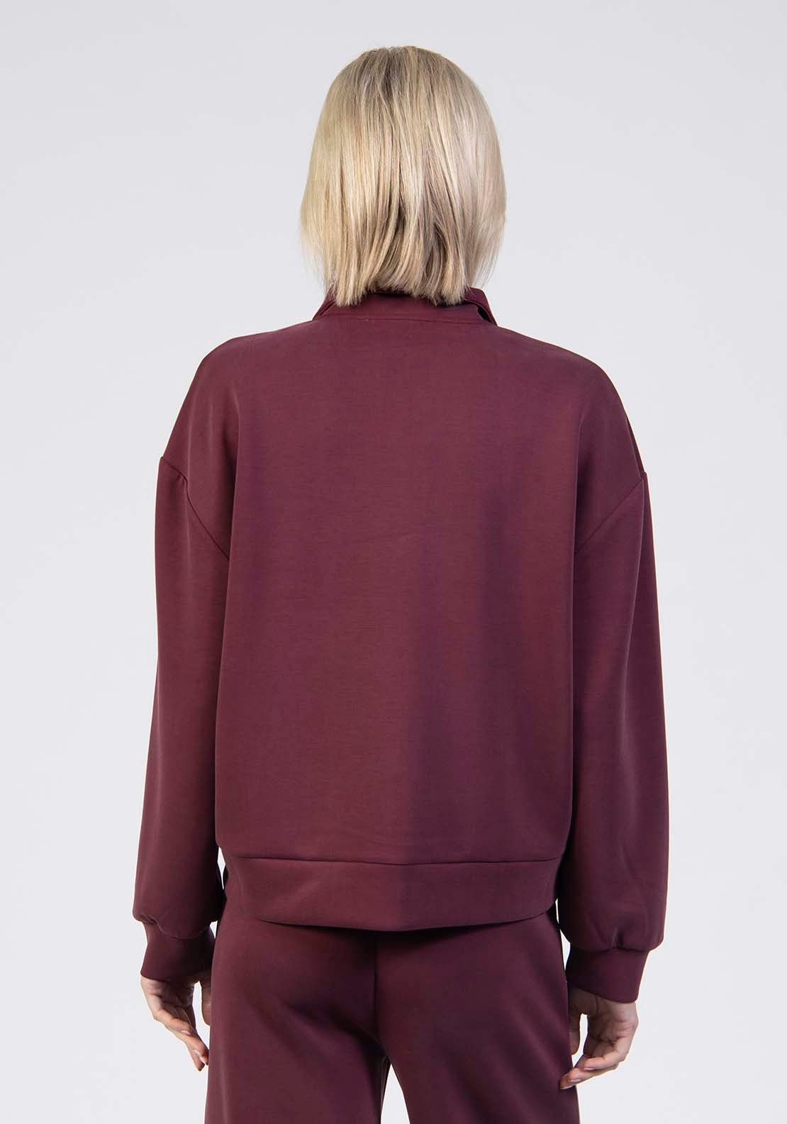 Tea Lane Track Zip Top - Red 2 Shaws Department Stores