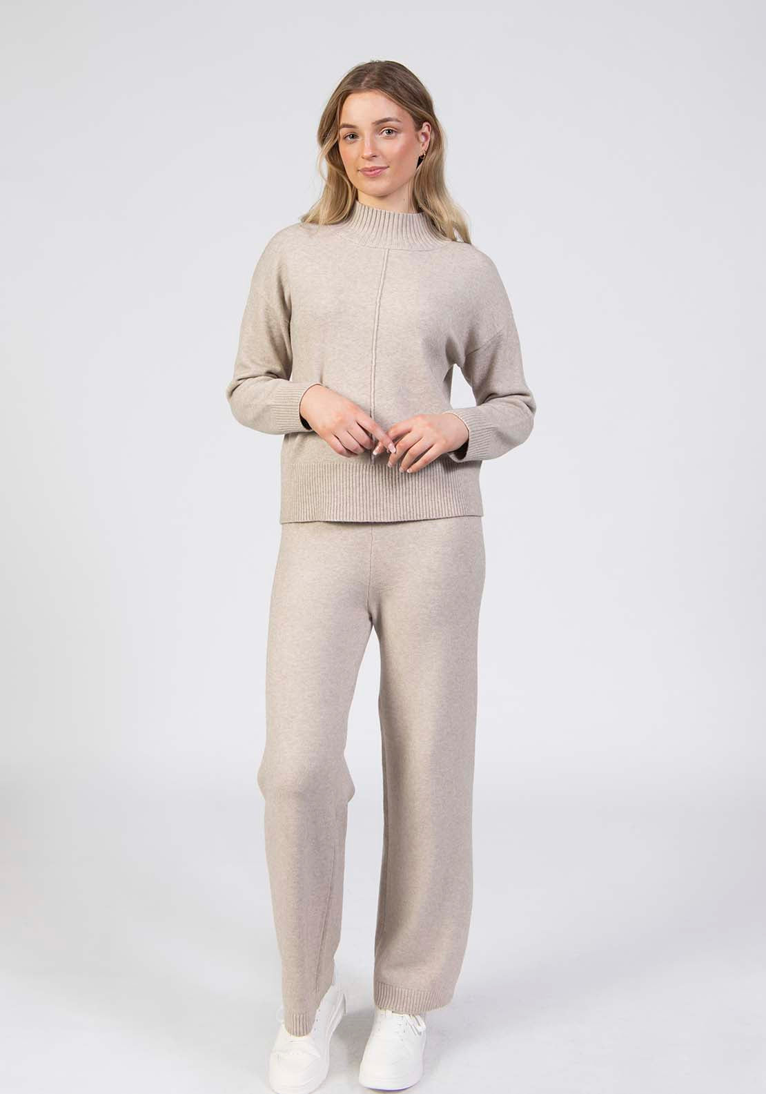 Knitted Trousers - Grey