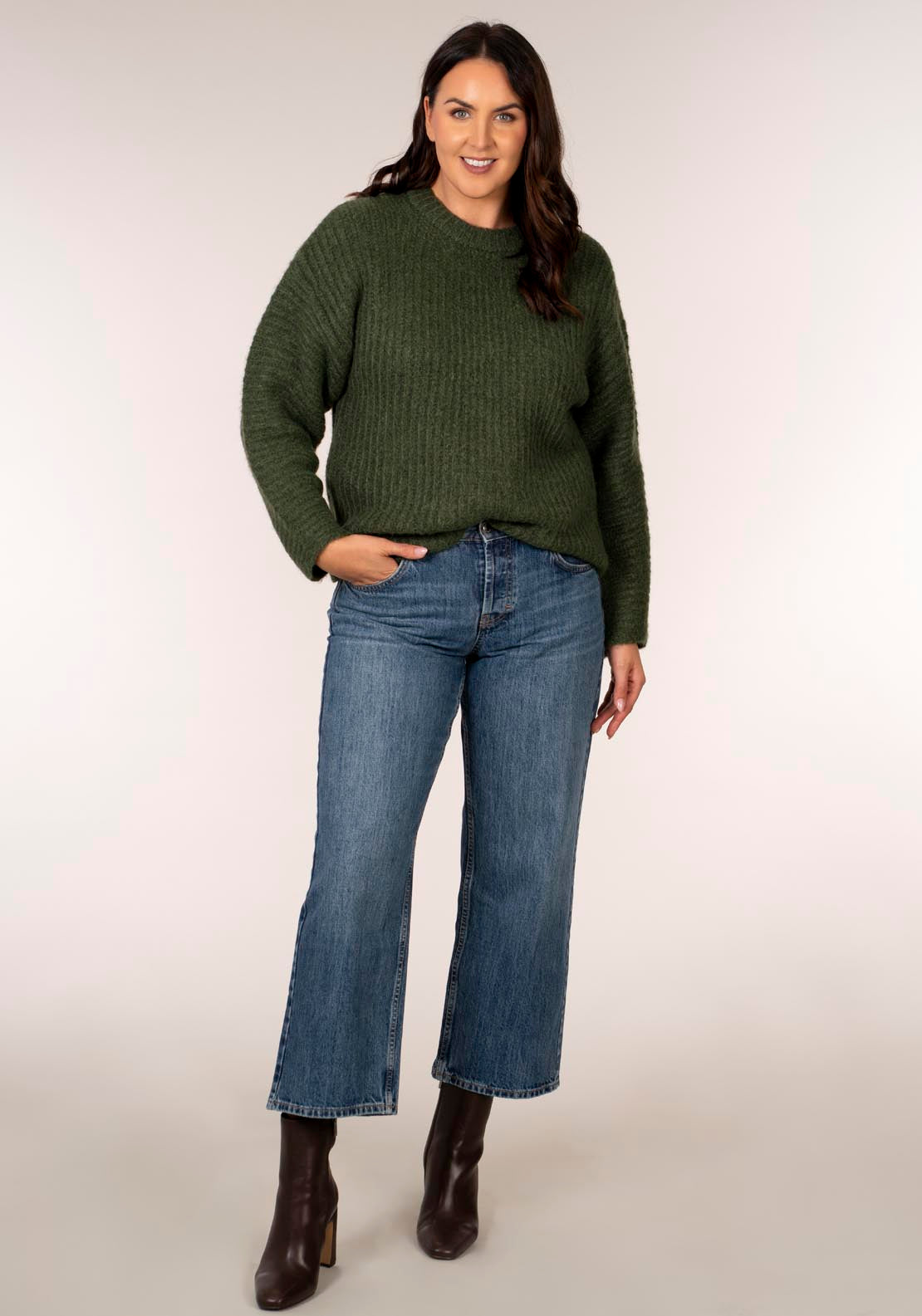 Topshop Kimmie Balloon Sleeve Pullover - Bright Green 5 Shaws Department Stores