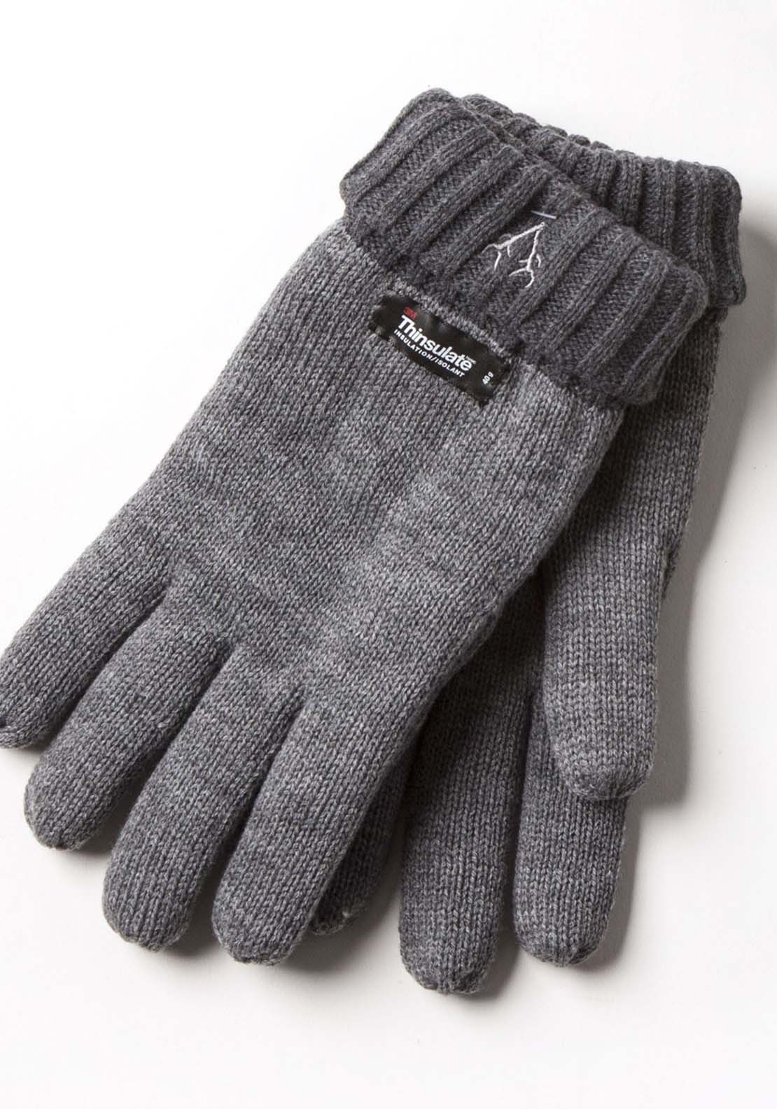 Vedoneire Mens Thinsulate Gloves - Grey 1 Shaws Department Stores