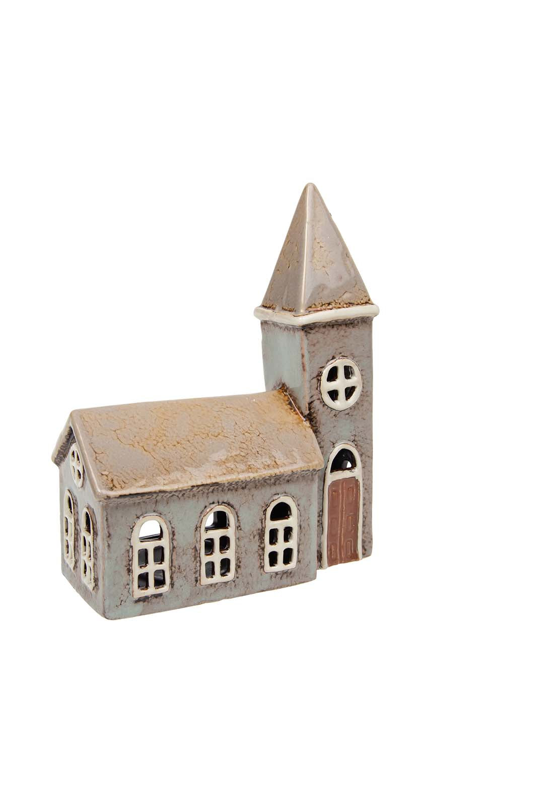 The Home Collection Village Pottery Church Tealight Large 1 Shaws Department Stores