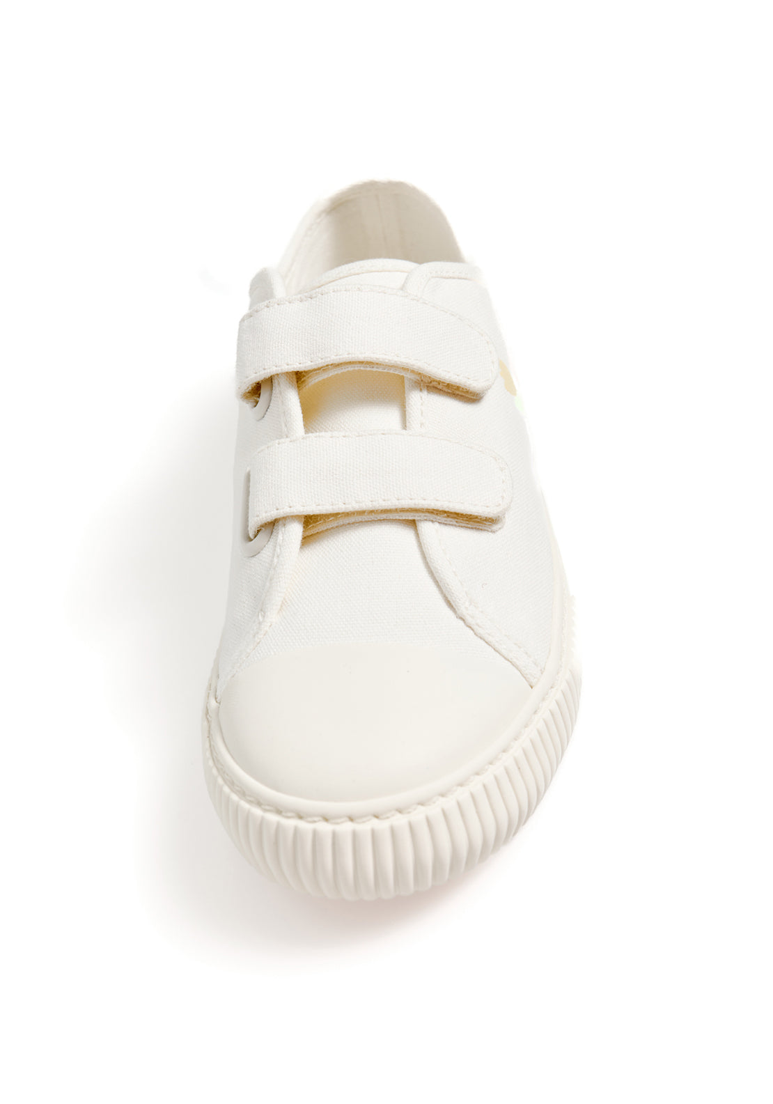 Sfera Flowers canvas trainers - Ecru 3 Shaws Department Stores