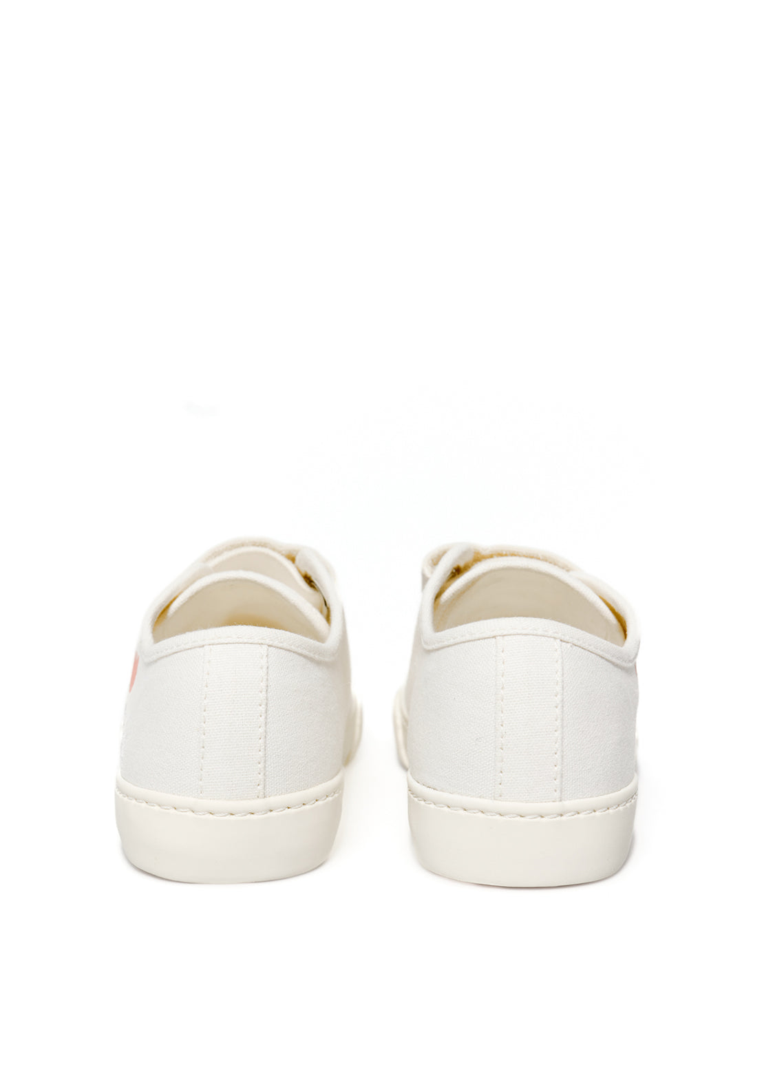 Sfera Flowers canvas trainers - Ecru 6 Shaws Department Stores