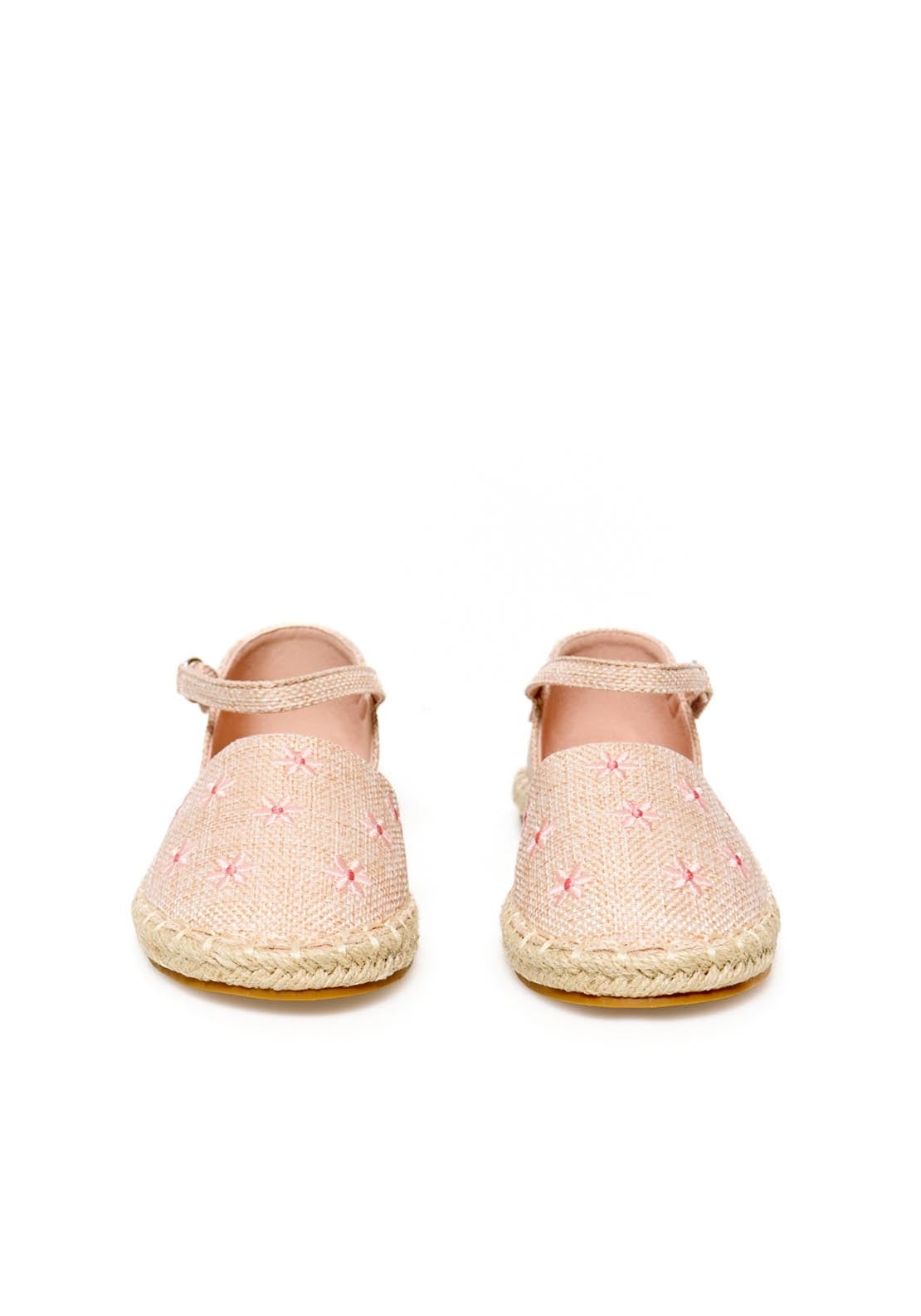 Sfera Embroidered pink espadrille - Pink 3 Shaws Department Stores