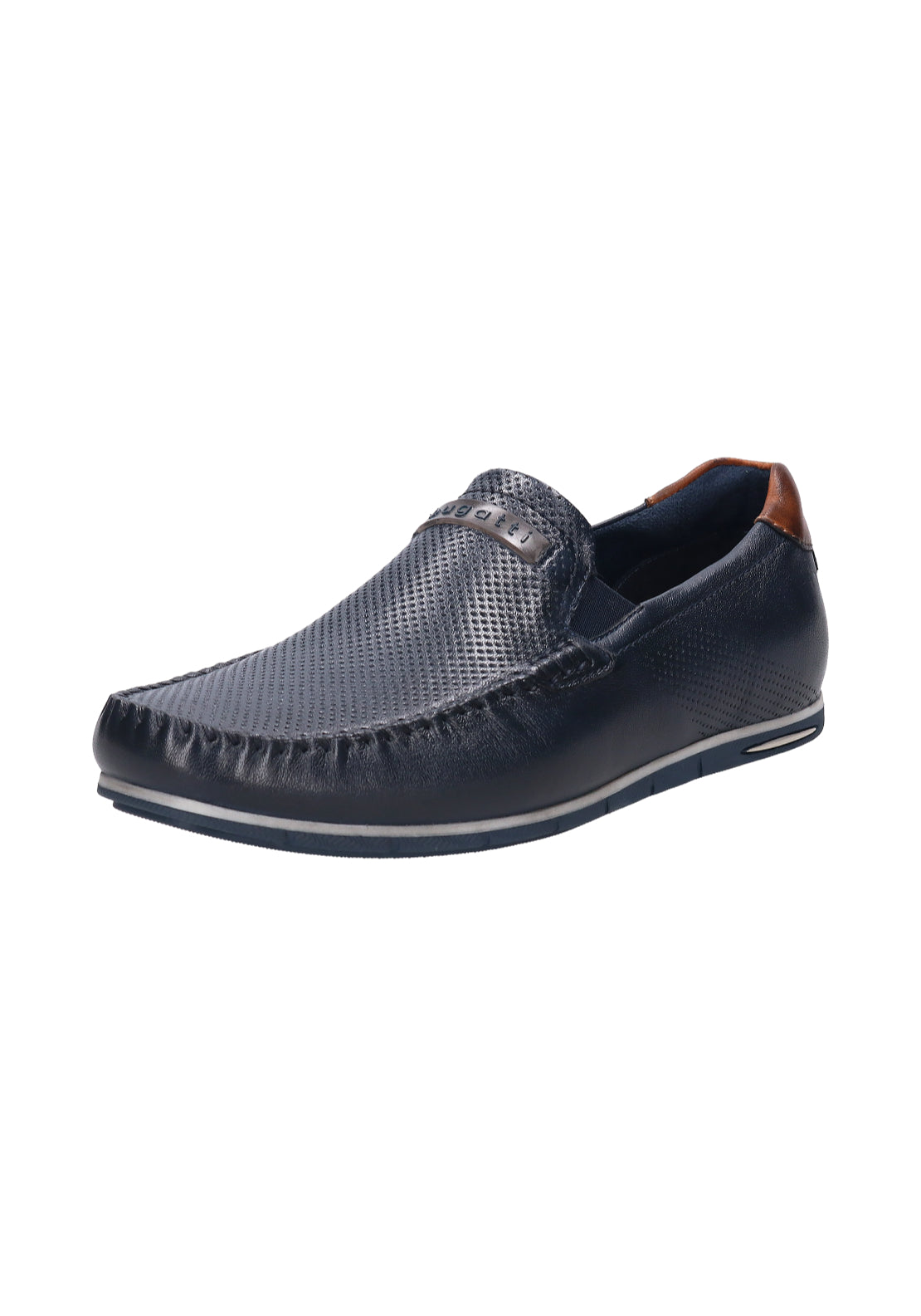 Bugatti Chesley Shoe - Blue 3 Shaws Department Stores
