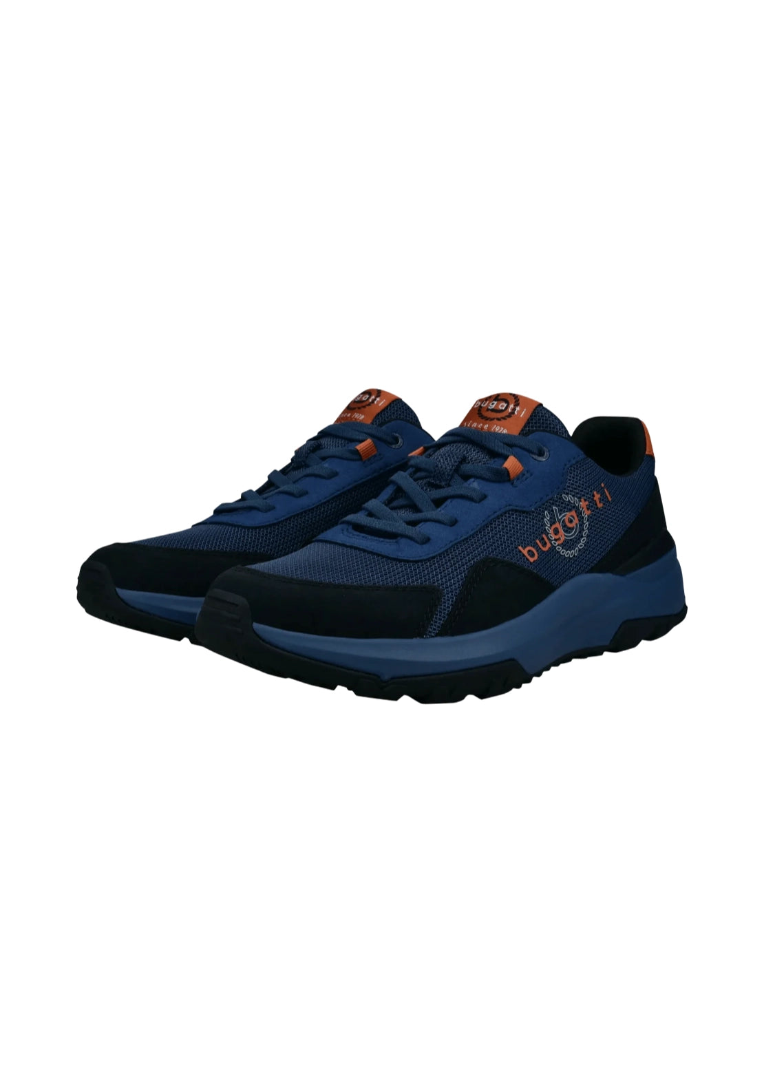 Bugatti Breathable Sneaker - Blue 4 Shaws Department Stores