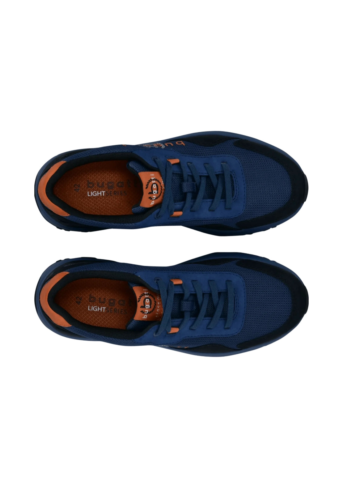 Bugatti Breathable Sneaker - Blue 5 Shaws Department Stores