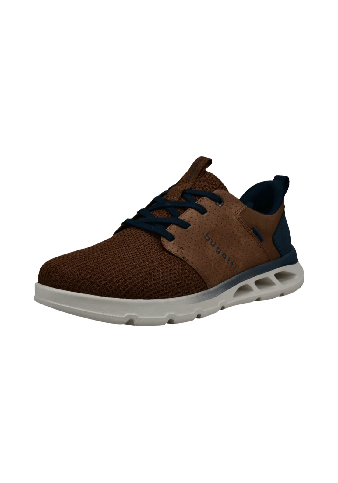 Bugatti Flexible Lace Up Sneaker - Cognac 6 Shaws Department Stores