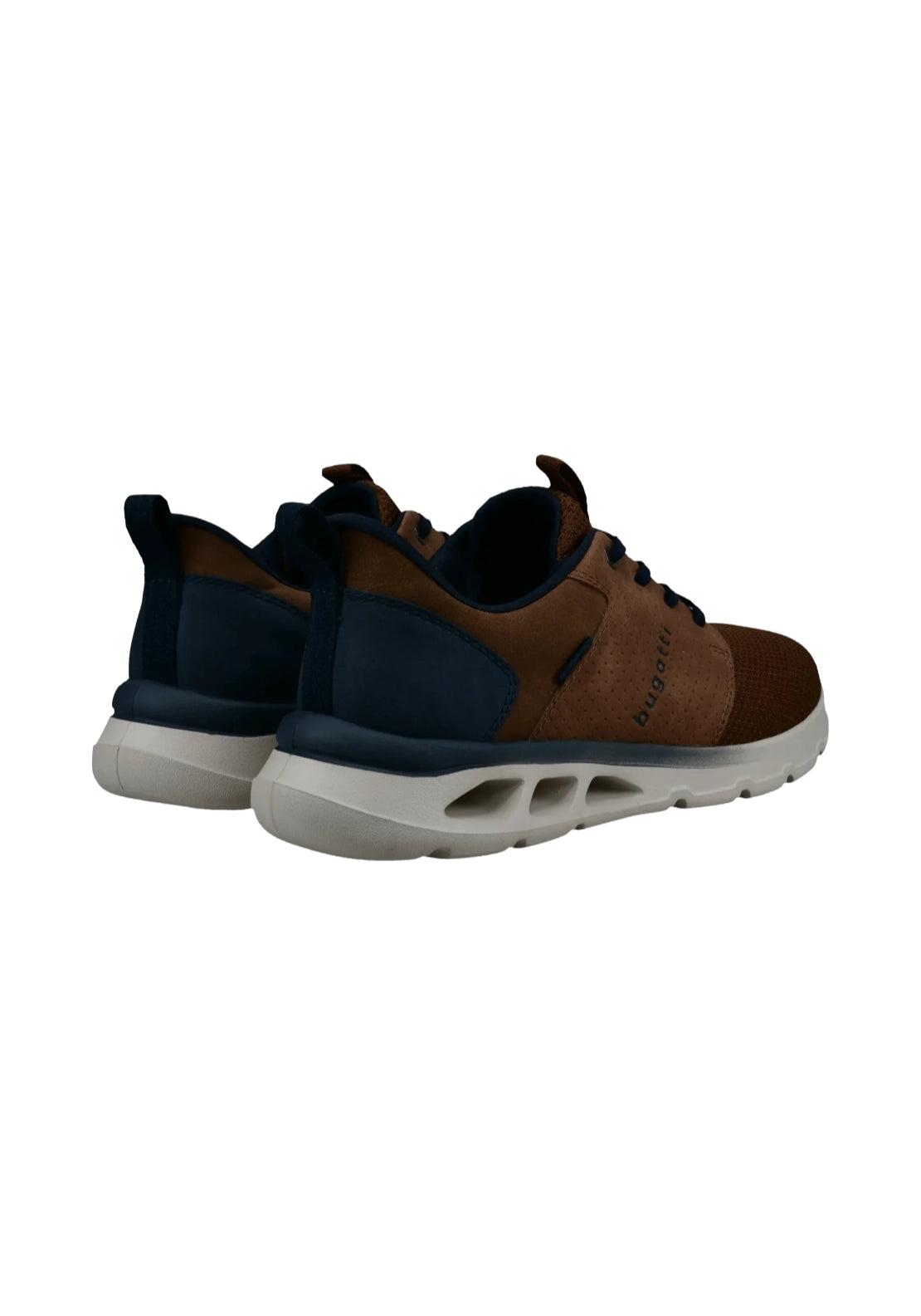 Bugatti Flexible Lace Up Sneaker - Cognac 3 Shaws Department Stores
