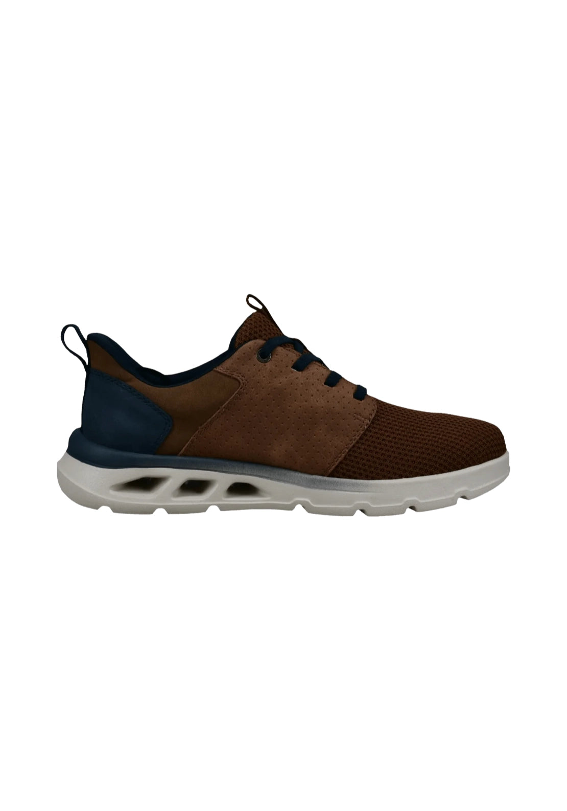 Bugatti Flexible Lace Up Sneaker - Cognac 2 Shaws Department Stores