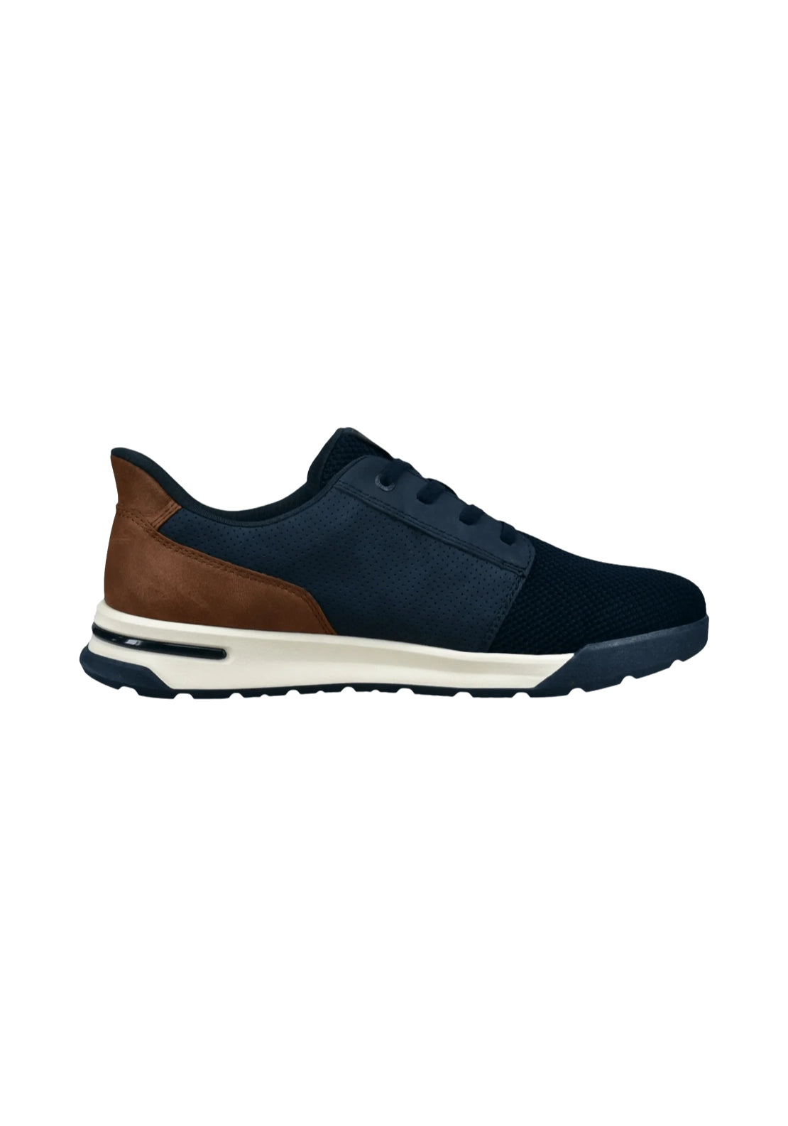 Bugatti Lightweight Sneaker - Blue 2 Shaws Department Stores