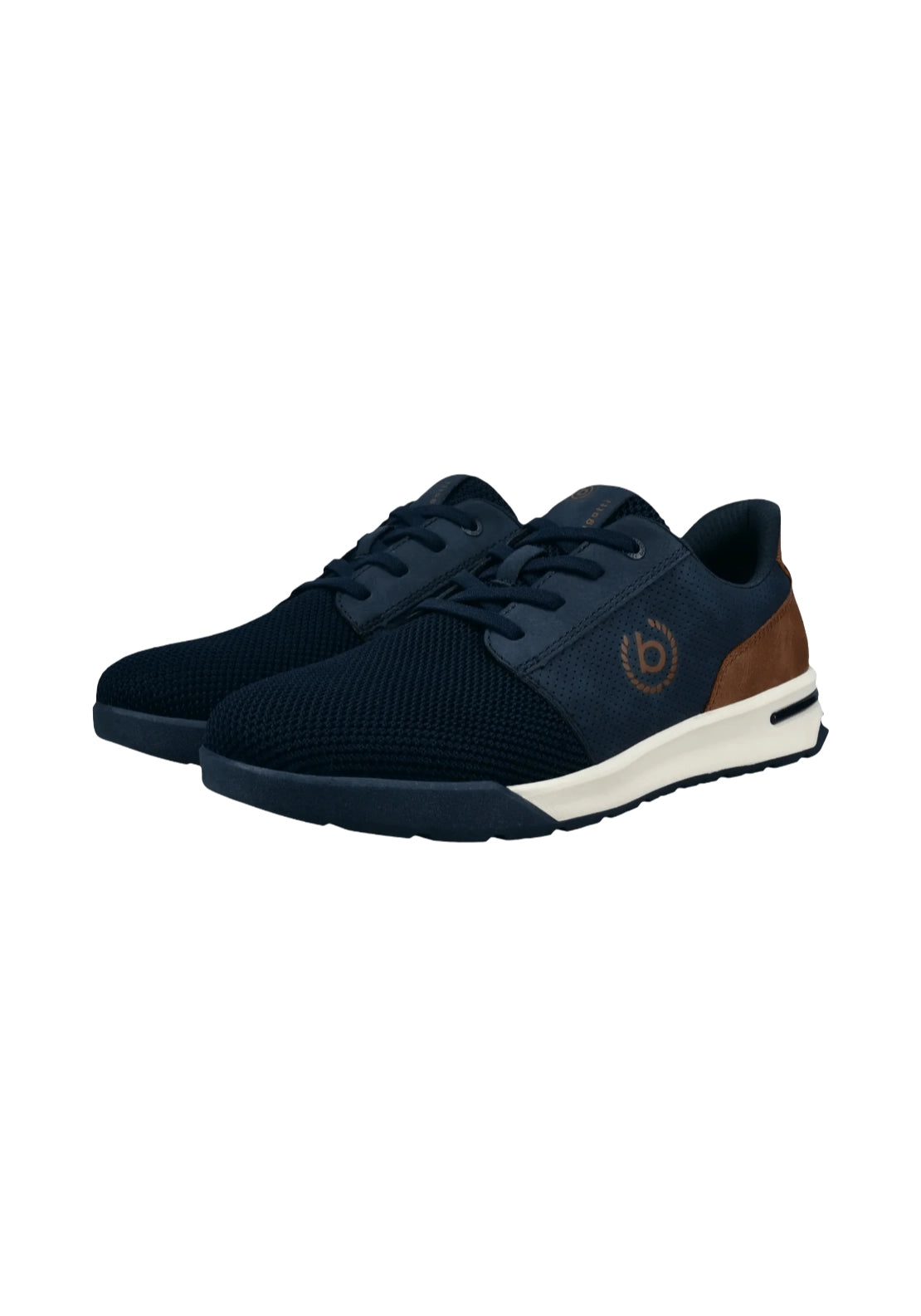Bugatti Lightweight Sneaker - Blue 4 Shaws Department Stores