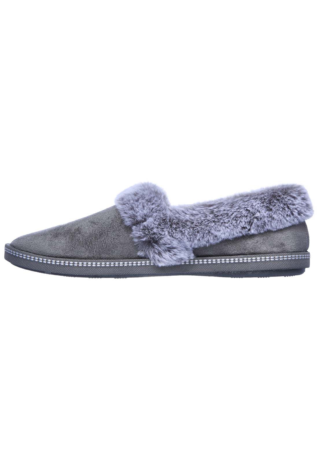Skechers Cosy Campfire Slipper - Grey 2 Shaws Department Stores