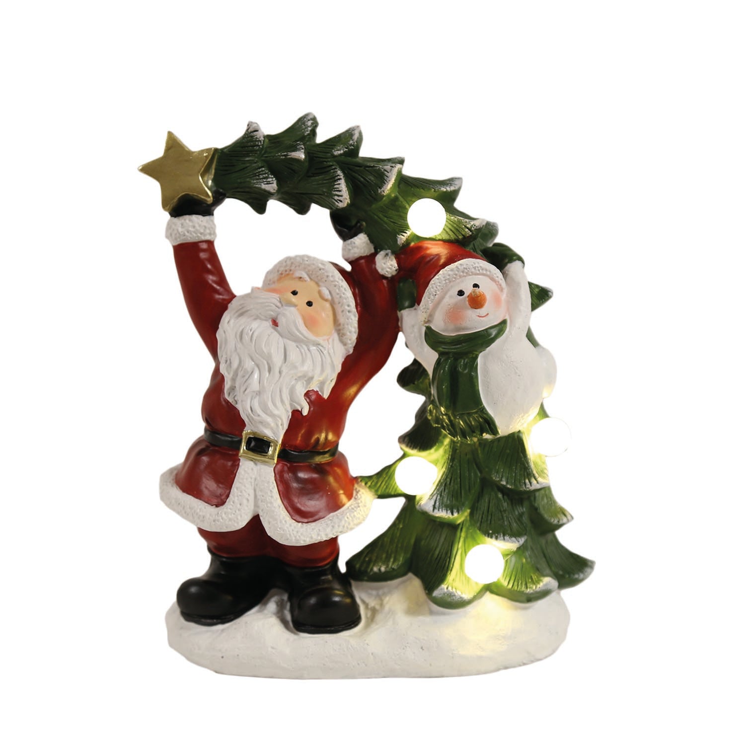 The Home Collection Led Tree Santa Snowman 23cm 1 Shaws Department Stores