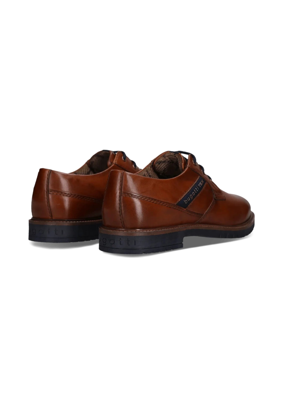 Caj Leather Lace Shoe - Cognac