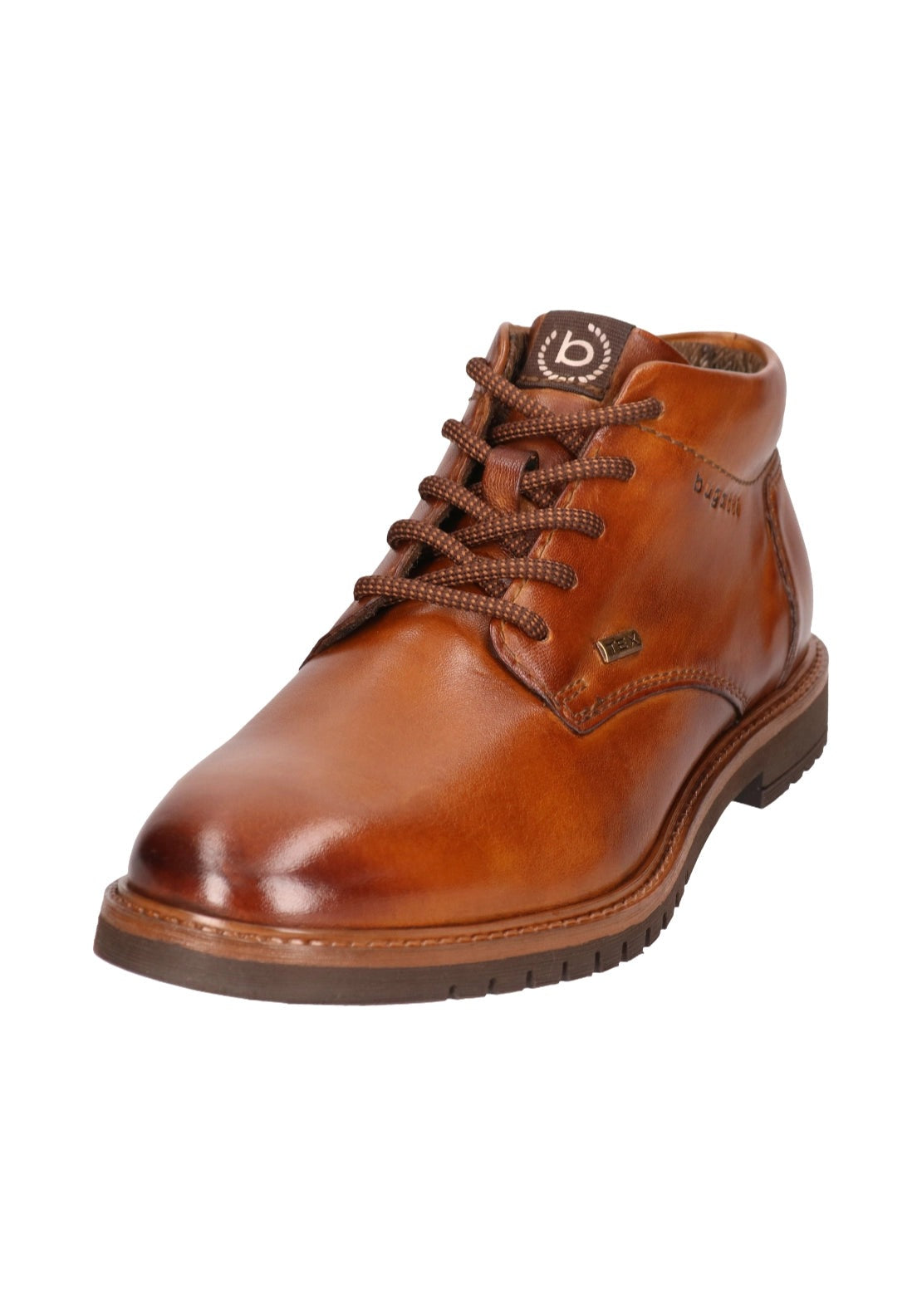 Bugatti Ankle High Lace Up Boot - Brown 5 Shaws Department Stores