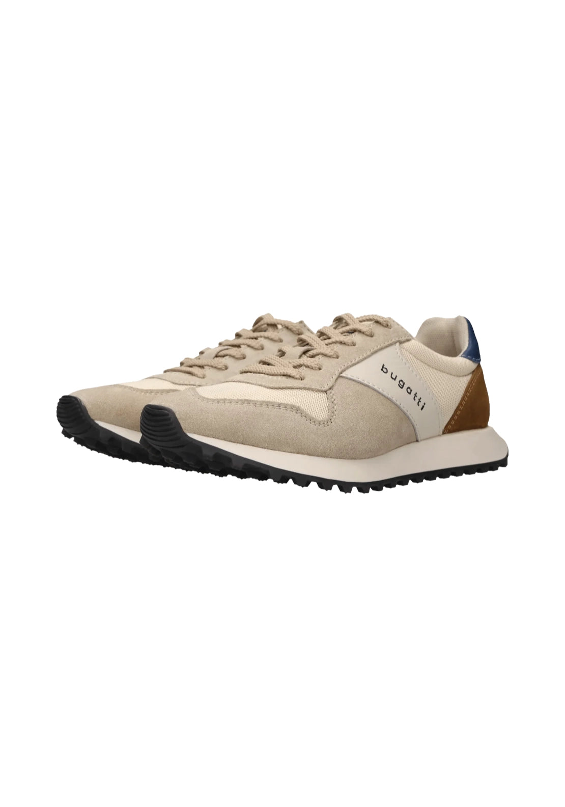 Bugatti Stylishly Leather Sneaker - Beige 4 Shaws Department Stores
