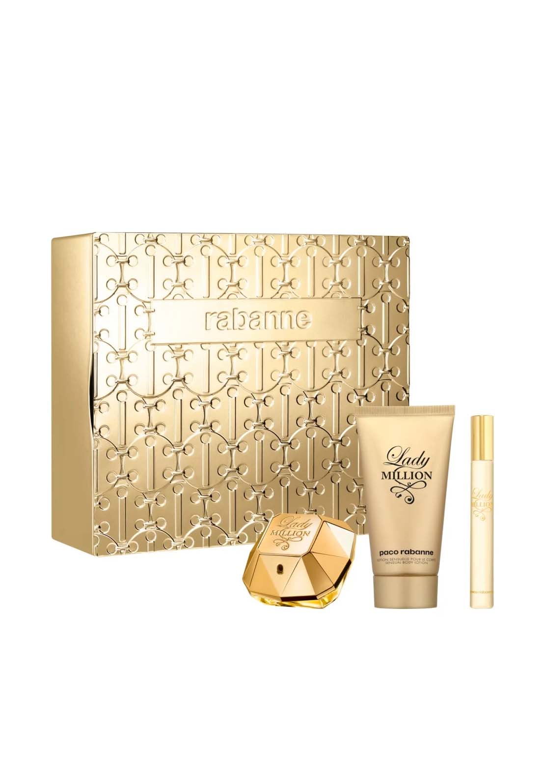 Paco Rabanne Lady Million Eau de Parfum 50ml 3 Piece Set 1 Shaws Department Stores