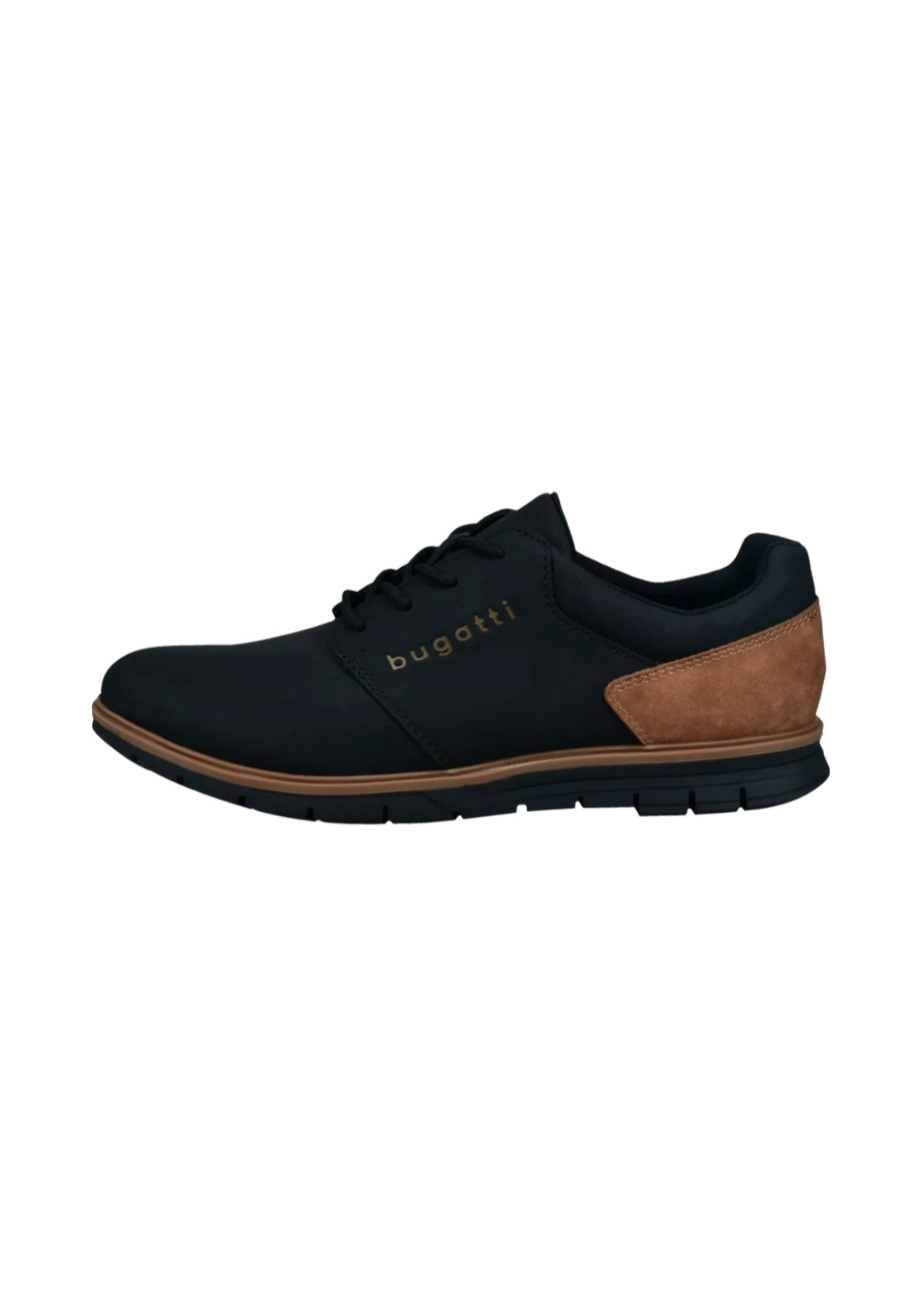 Sandman Lace Shoe - Black/cognac