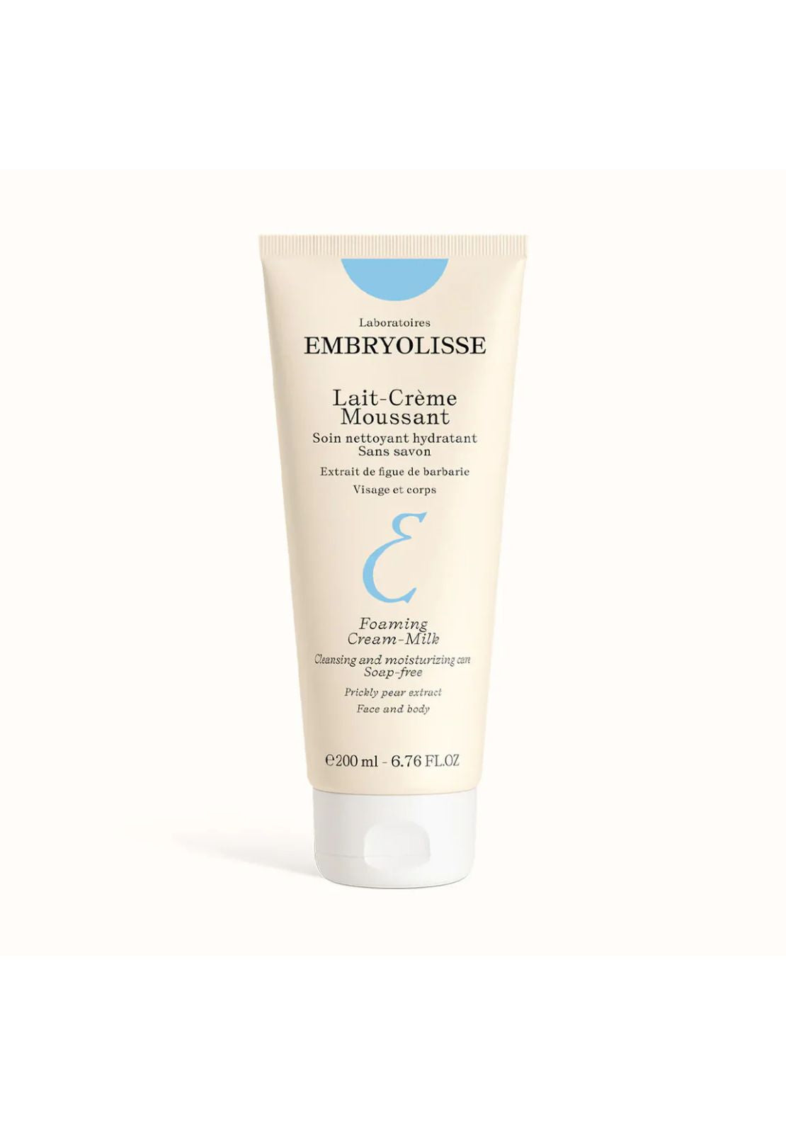 Embryolisse Foaming Cream Milk - Face And Body Cleanser 200ml 1 Shaws Department Stores