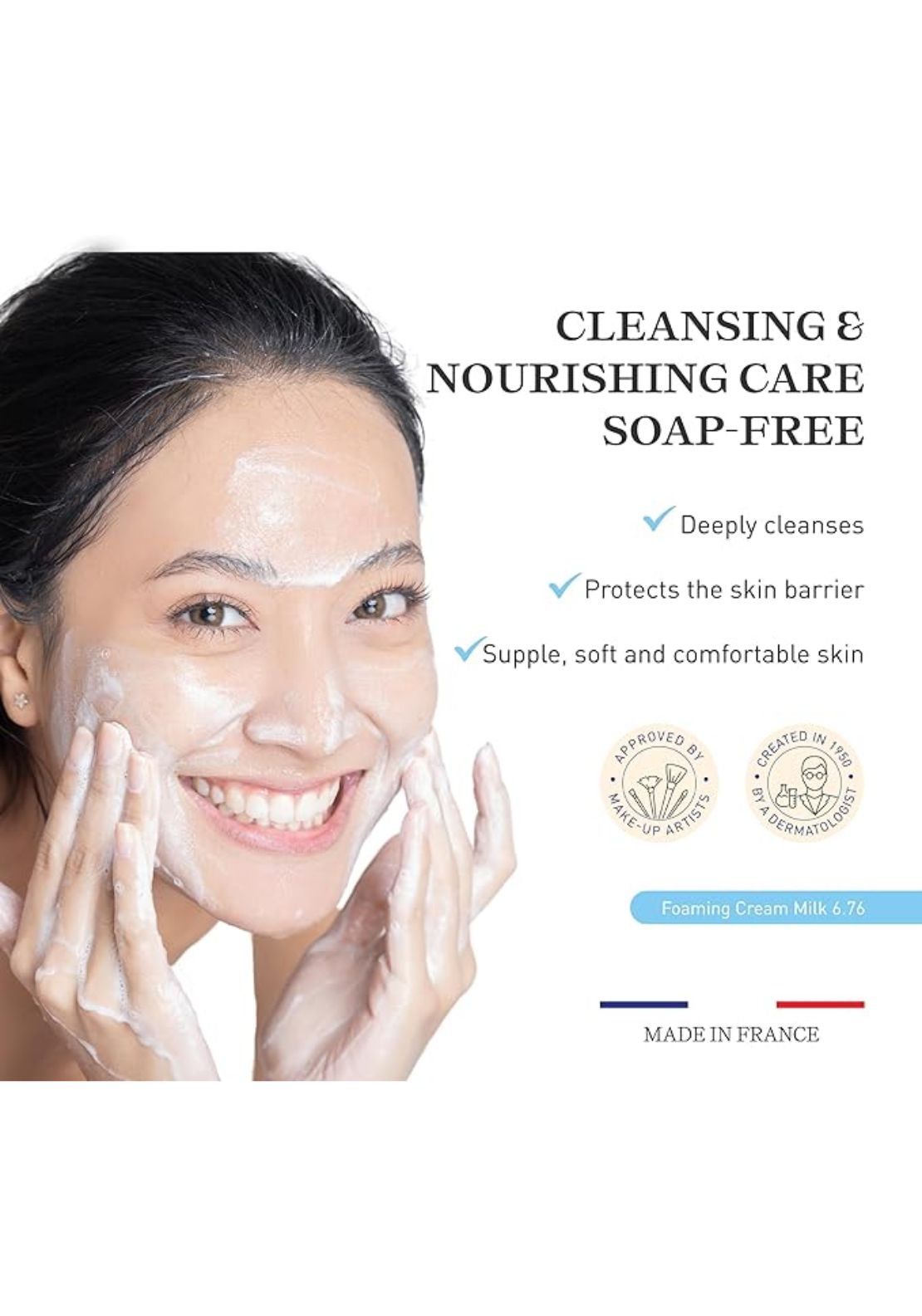 Embryolisse Foaming Cream Milk - Face And Body Cleanser 200ml 3 Shaws Department Stores