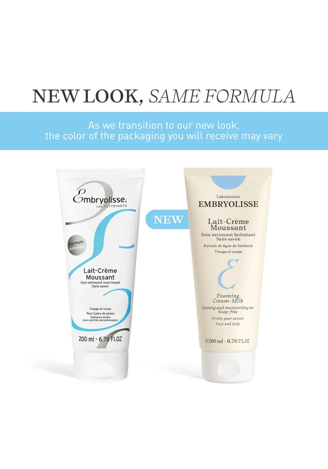 Embryolisse Foaming Cream Milk - Face And Body Cleanser 200ml 5 Shaws Department Stores