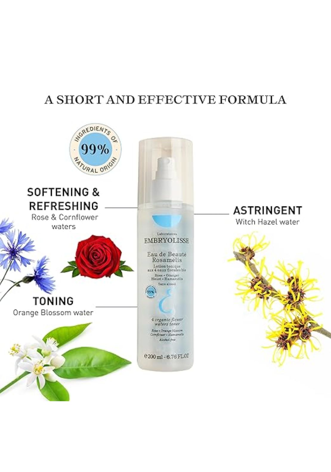 Embryolisse Eau De Beauté Rosamélis Tonic 200ml 4 Shaws Department Stores