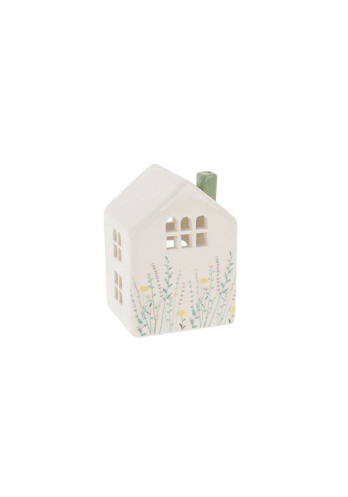 The Home Collection Meadow House Tealight Teal Chimney - Blue 2 Shaws Department Stores