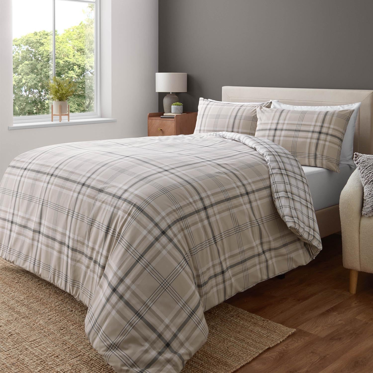 Catherine Lansfield Kelso Duvet Cover Set 1 Shaws Department Stores