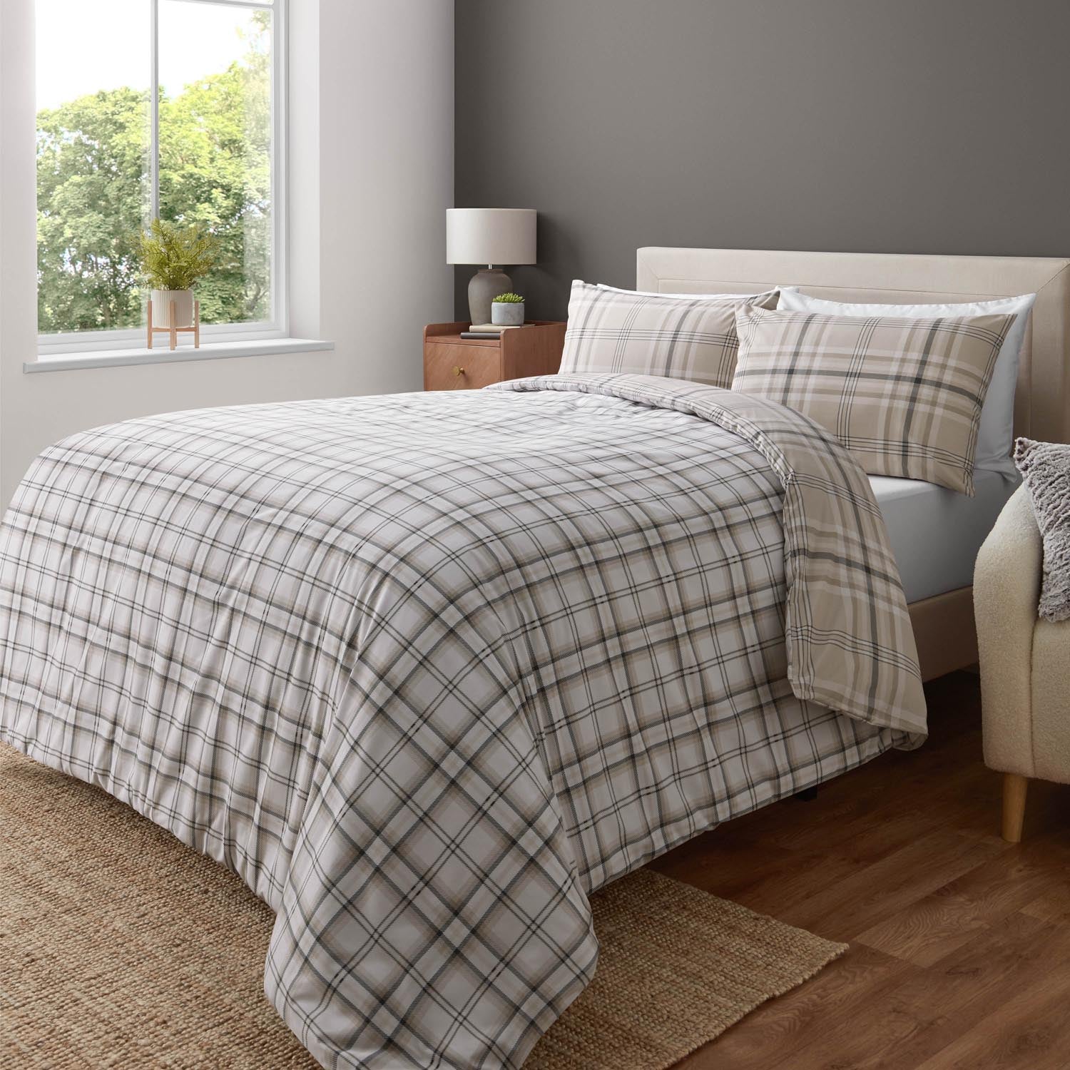 Catherine Lansfield Kelso Duvet Cover Set 4 Shaws Department Stores