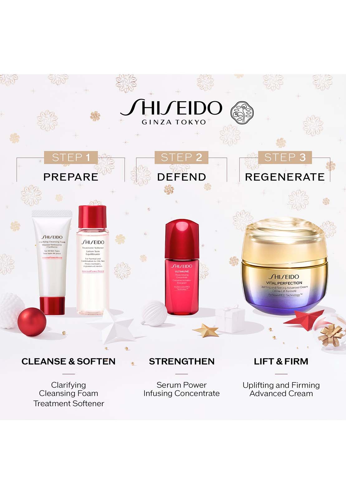 Shiseido Advanced Holiday Kit 3 Shaws Department Stores