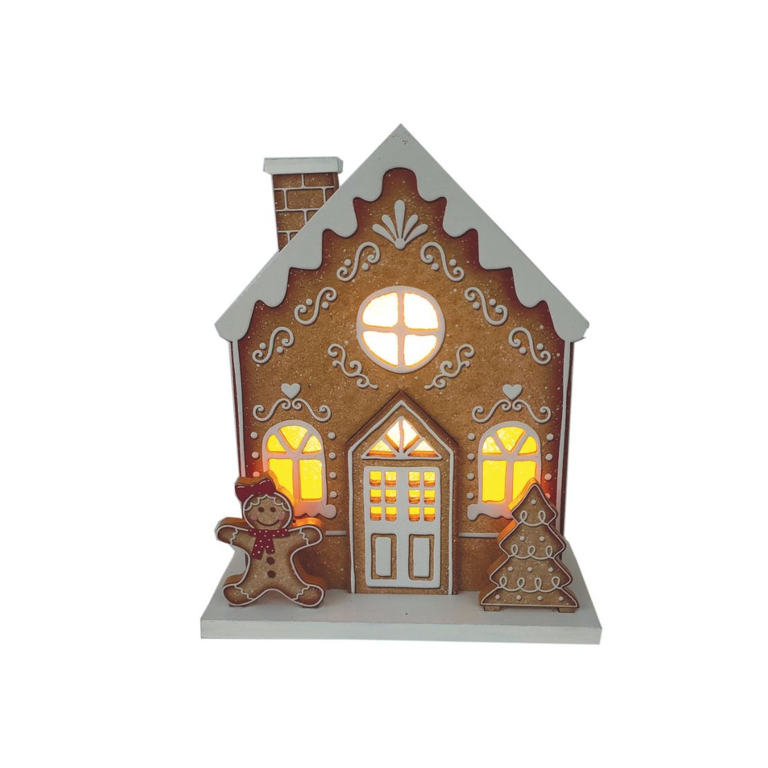 LED Gingerbread House