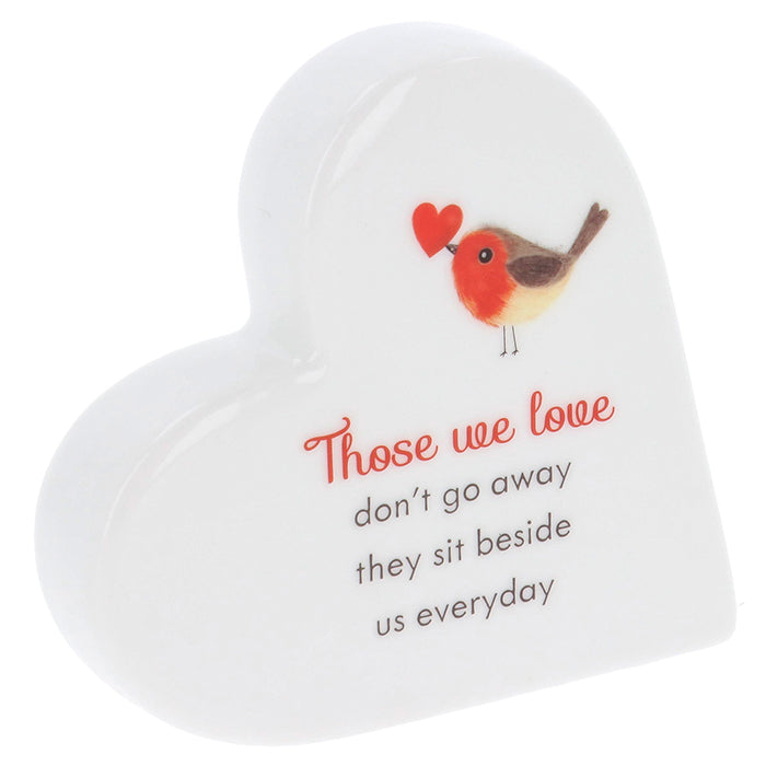 Forget Me Not Forget Me Not Robin Standing Heart Ornament 2 Shaws Department Stores