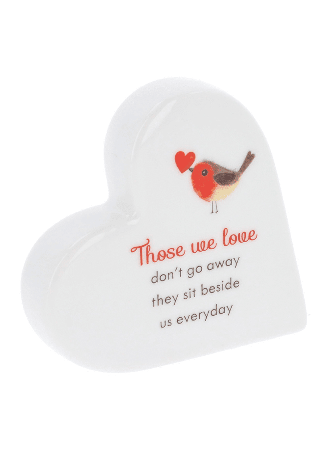 Forget Me Not Forget Me Not Robin Standing Heart Ornament 1 Shaws Department Stores