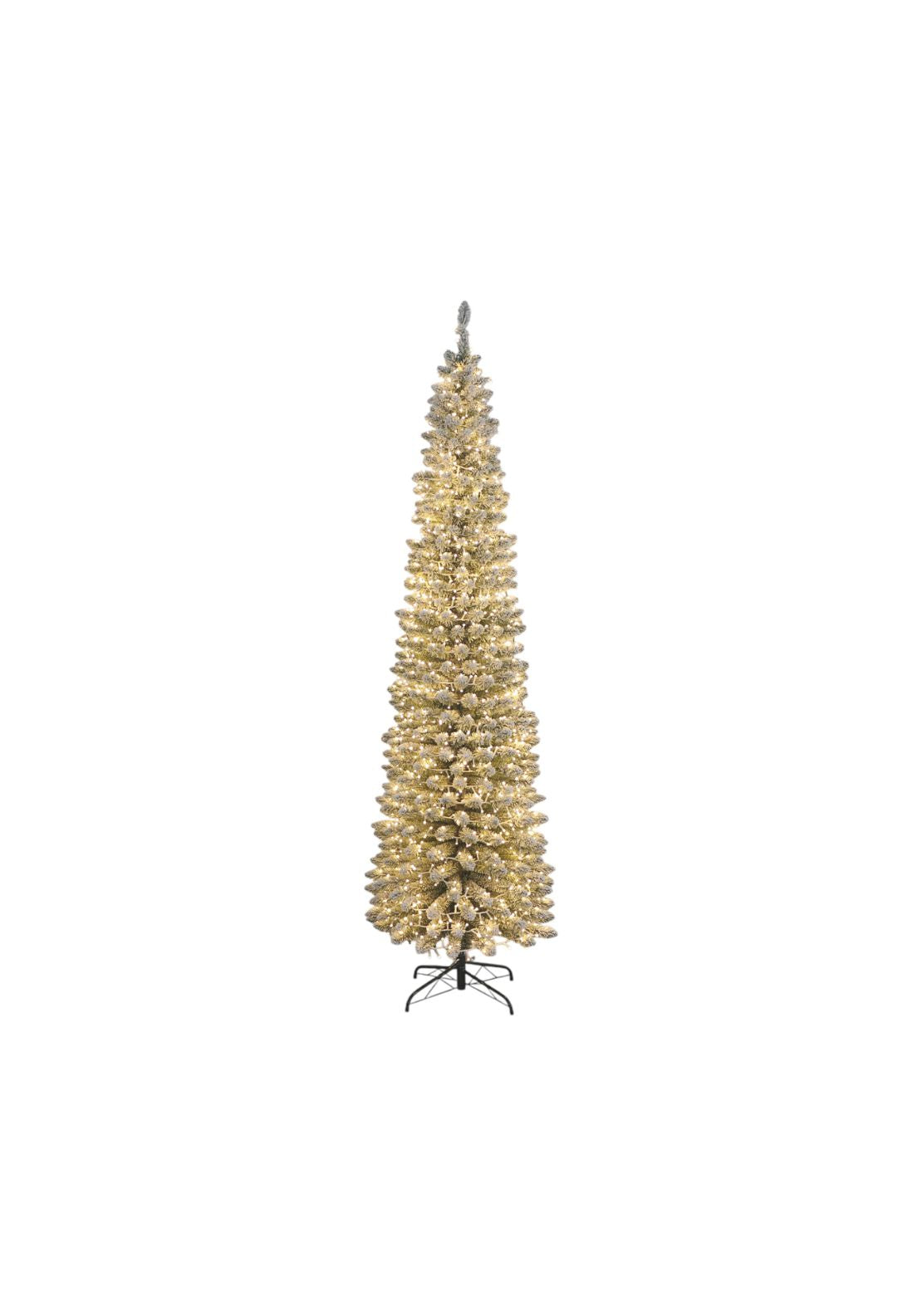 Pre Lit Pencil Tree - Gold