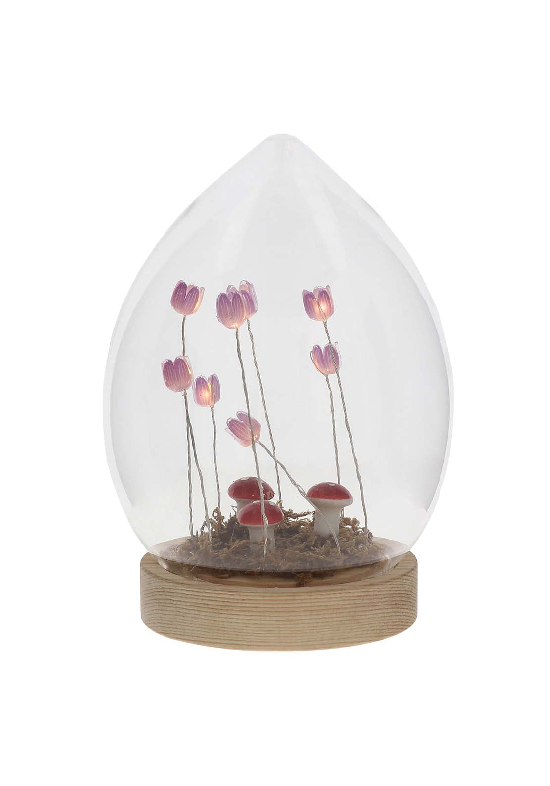 The Home Collection Flower Dell Led Egg Large Lilac 1 Shaws Department Stores