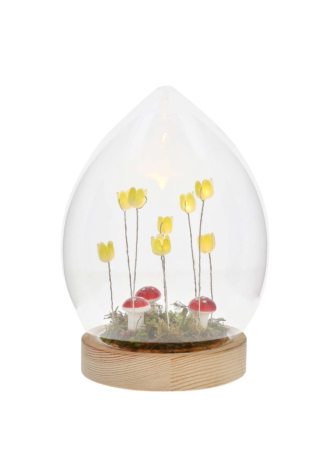 The Home Collection Flower Dell Led Egg Large Yellow 1 Shaws Department Stores