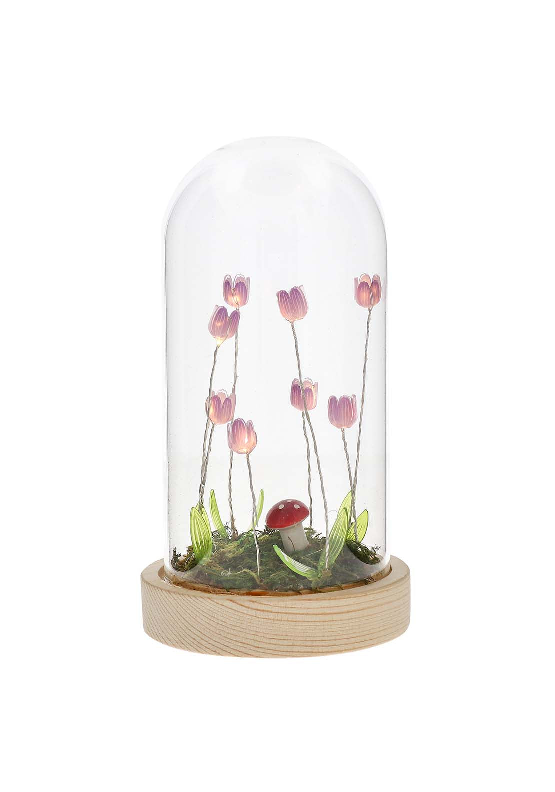 The Home Collection Flower Dell Led Dome Lilac 1 Shaws Department Stores