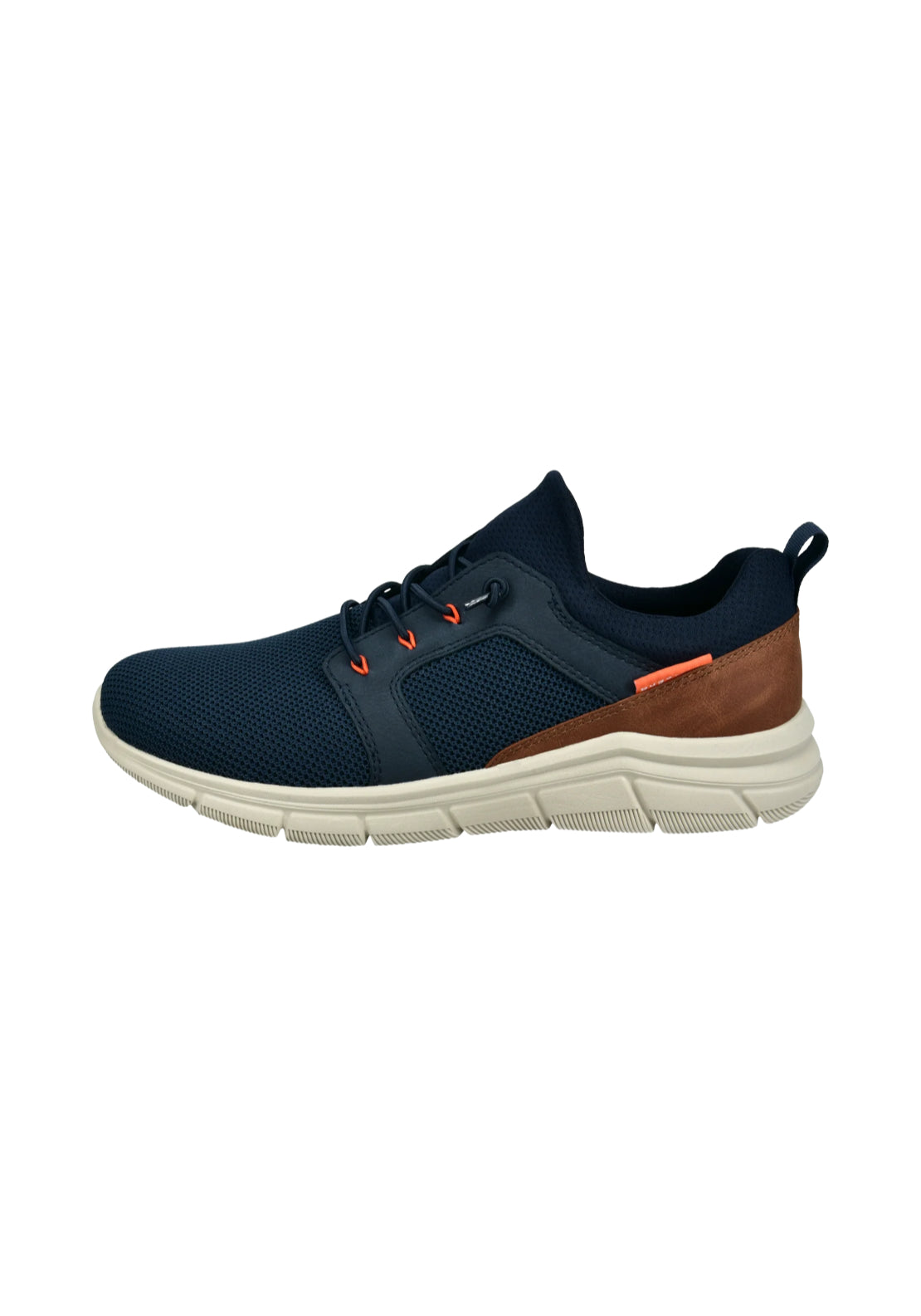 Bugatti Slip On Trainer - Dark Blue 1 Shaws Department Stores