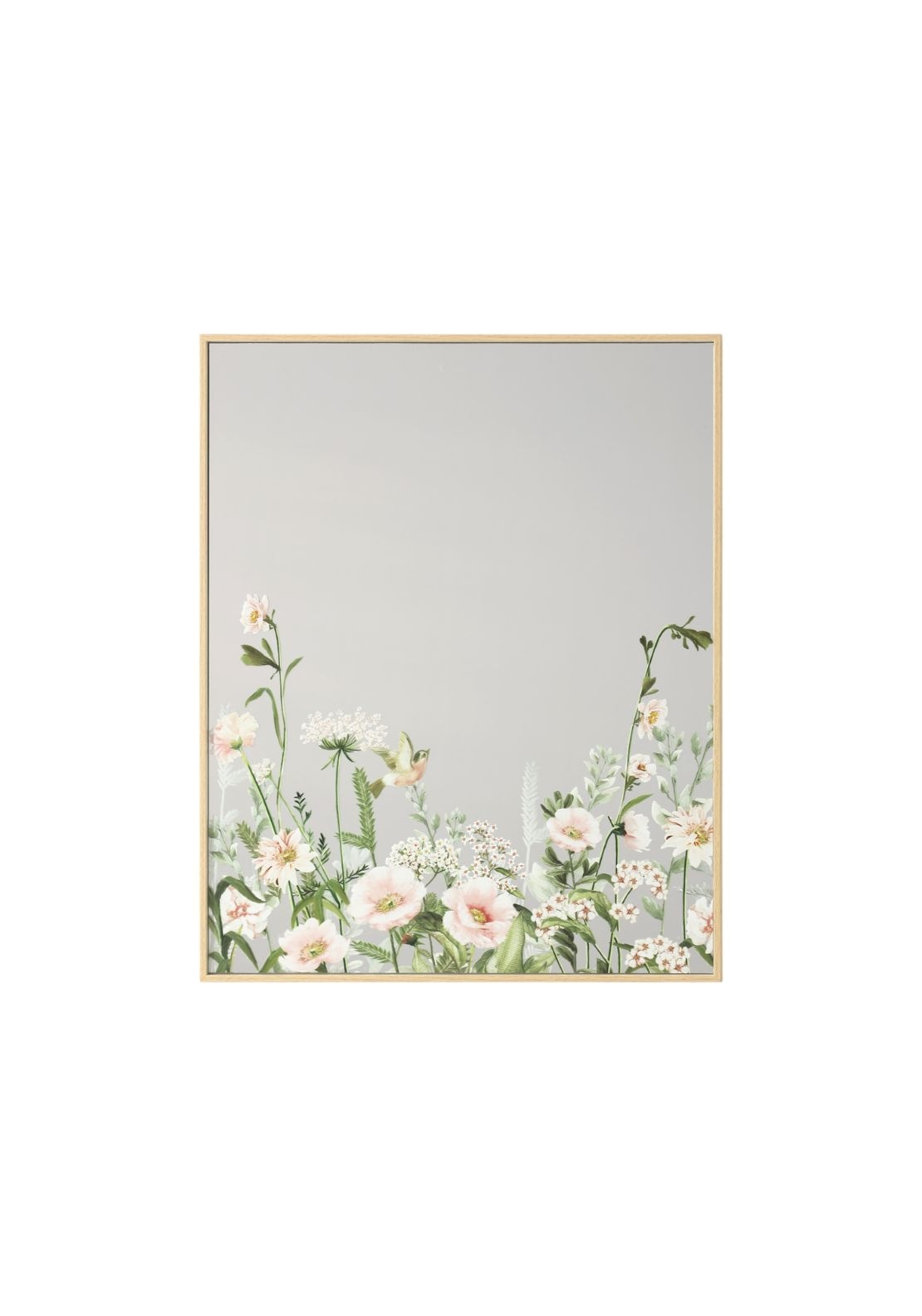 Floral Print Mirror - Floral
