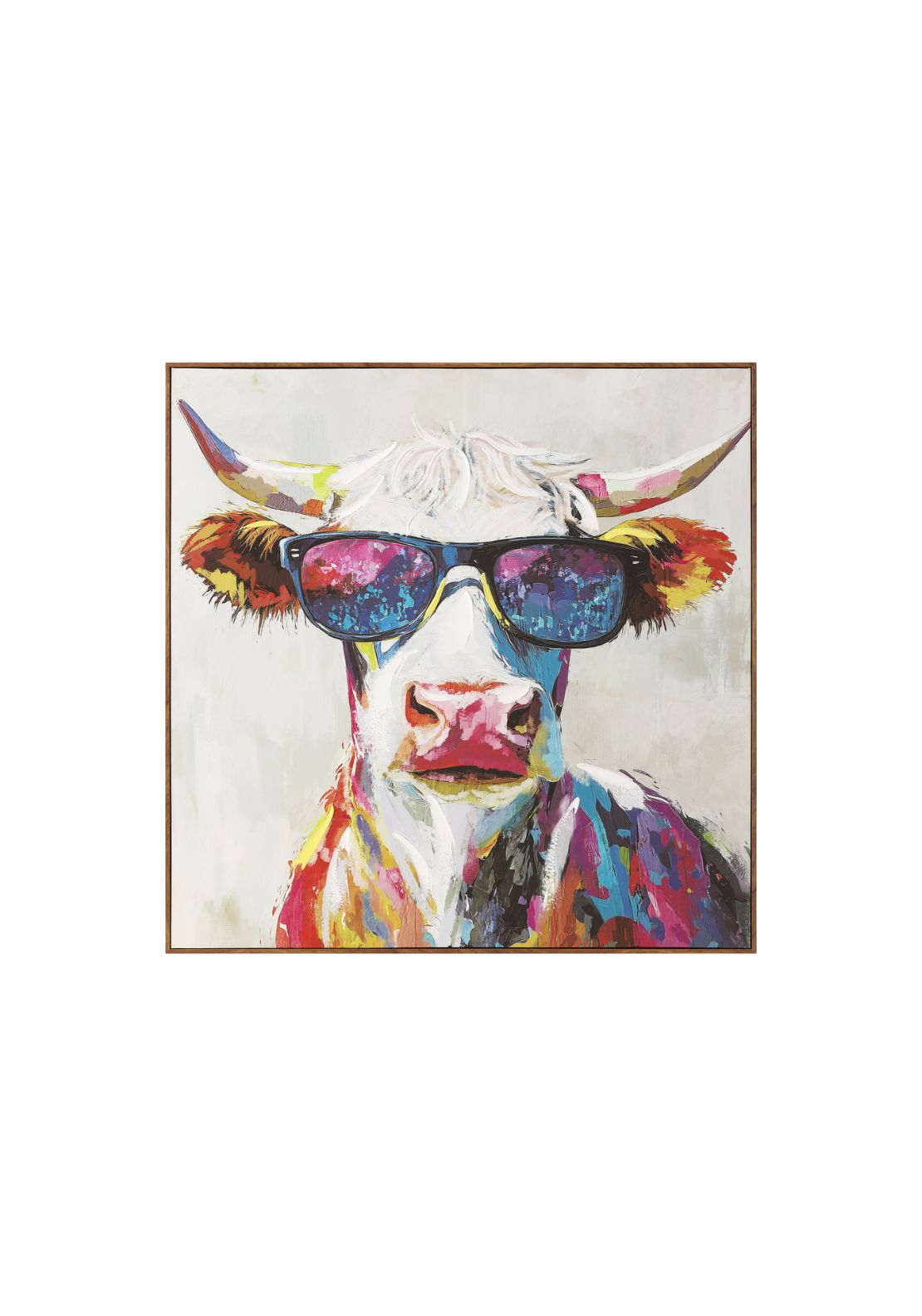 Cool Cow Canvas - Multi