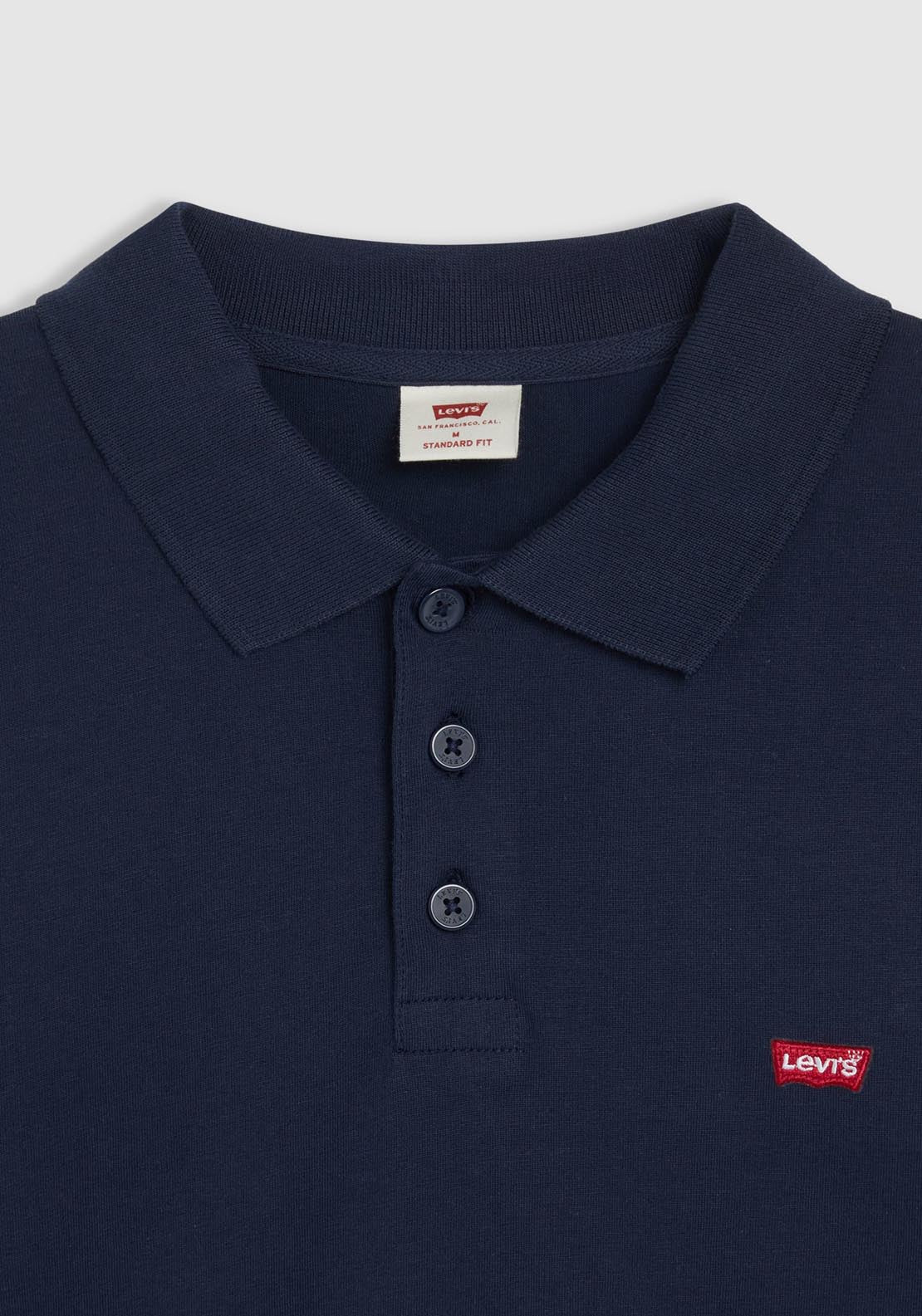 Levis Polo Shirt - Navy 5 Shaws Department Stores