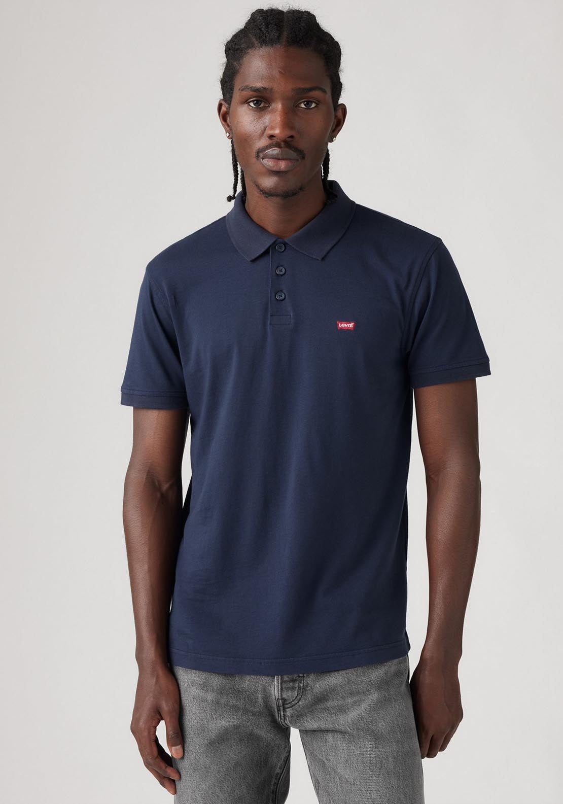 Levis Polo Shirt - Navy 2 Shaws Department Stores