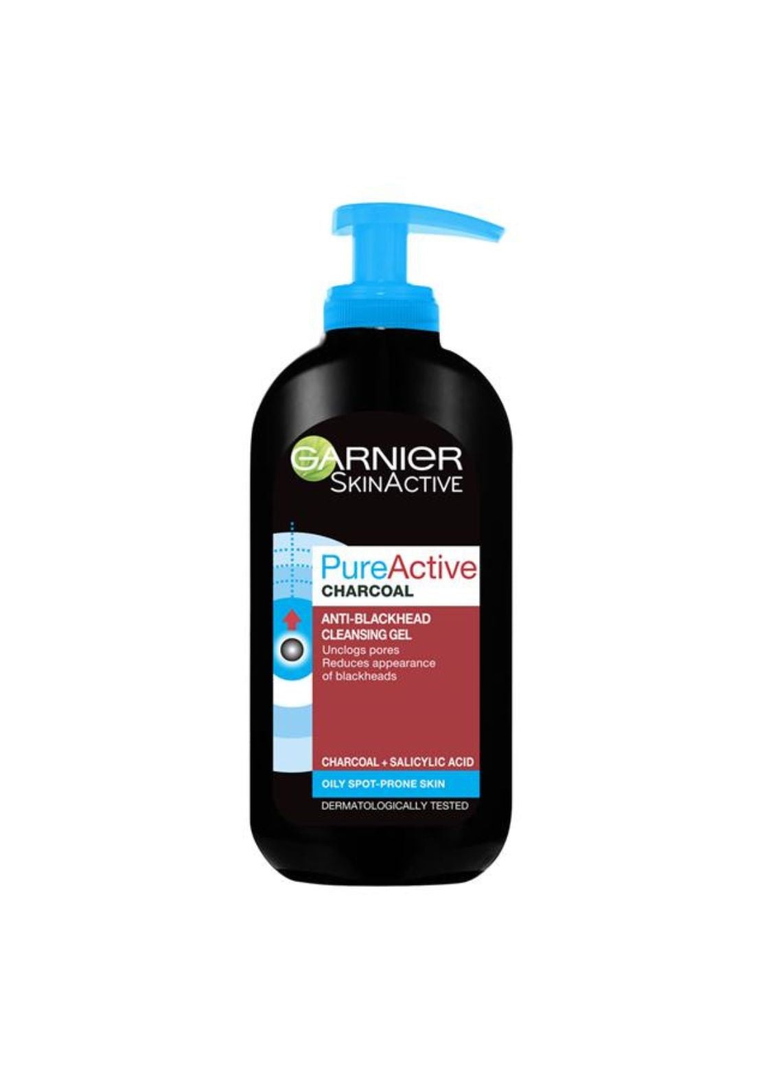 Garnier Pure Active Anti-Blackhead Charcoal Cleansing Gel 200ml 1 Shaws Department Stores