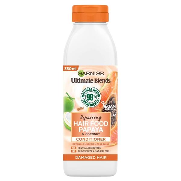 Garnier Ultimate Blends Repairing Hair Food Papaya Conditioner - 350ml 1 Shaws Department Stores