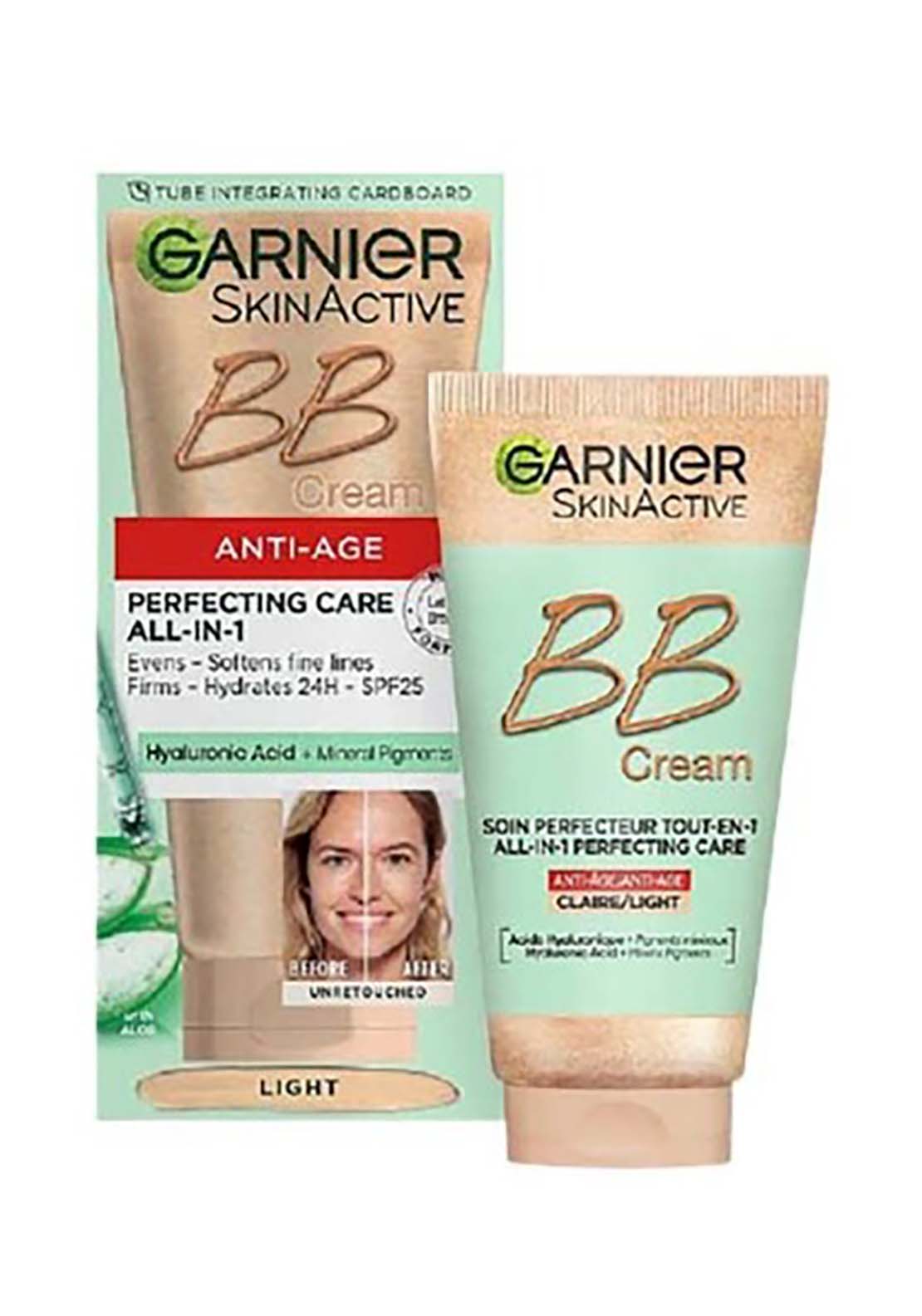 Garnier Garnieranti-Age Bb Cream Spf 25 Tinted Moisturiser 50ml - Light 1 Shaws Department Stores