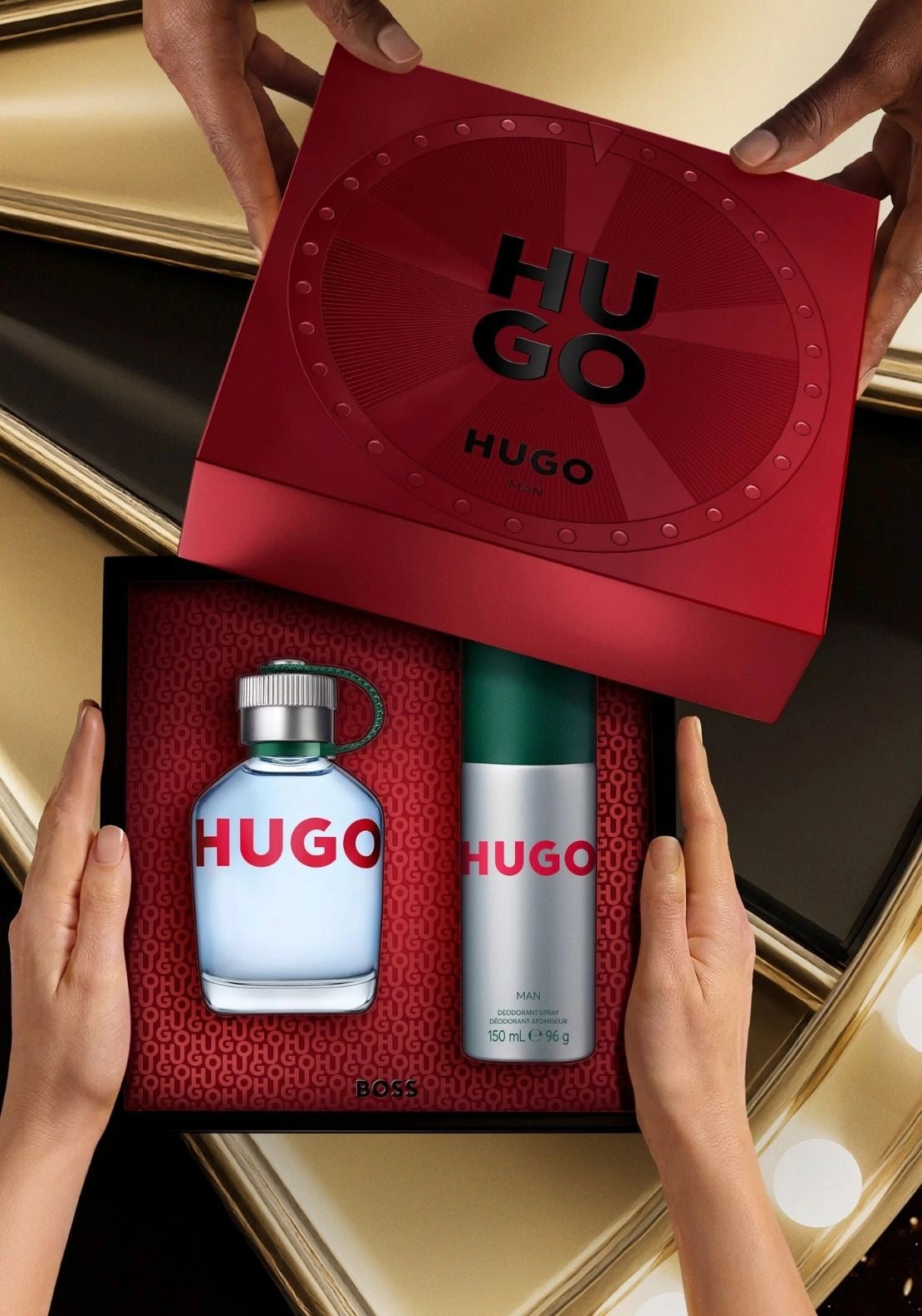 Hugo Man Eau De Toilette Gift Set - Multi