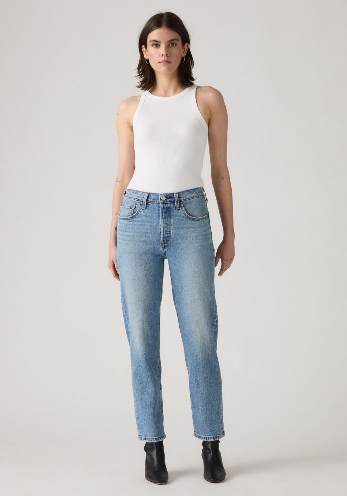 Levis 501 Crop Jeans - Fun Flare Lb 4 Shaws Department Stores