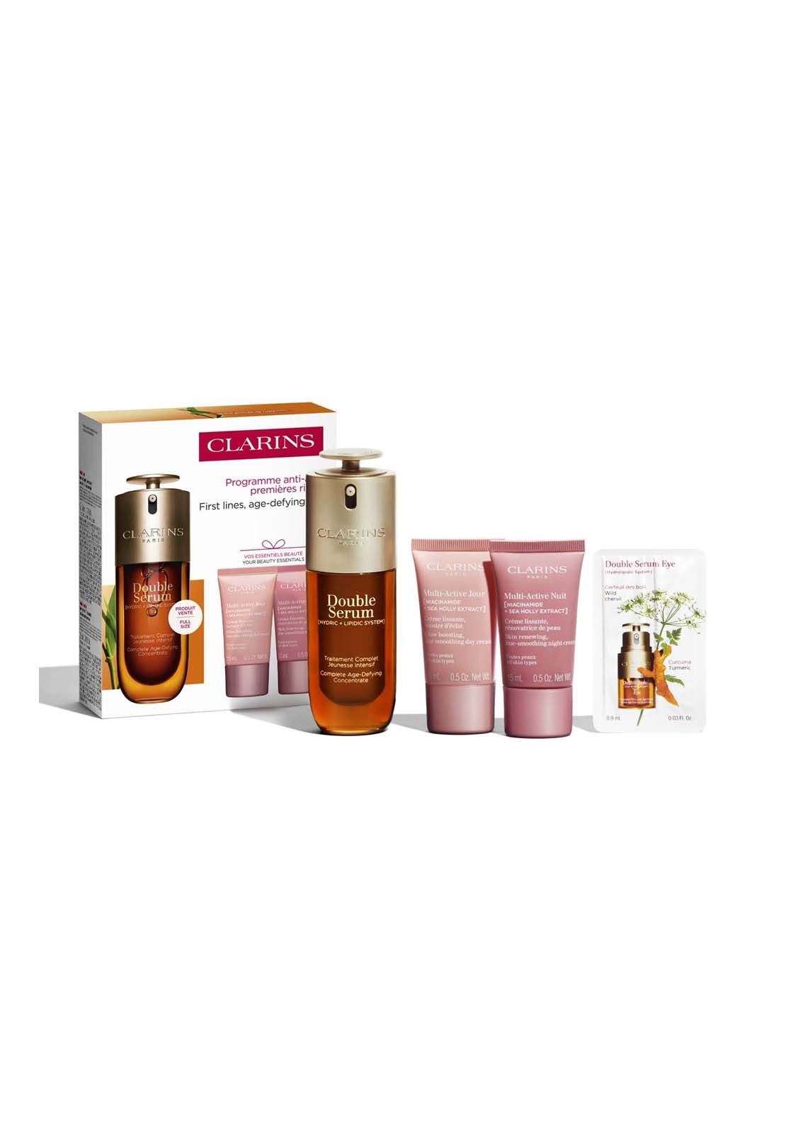 Clarins Clarins Double Serum & Multi-Active Value Pack 1 Shaws Department Stores