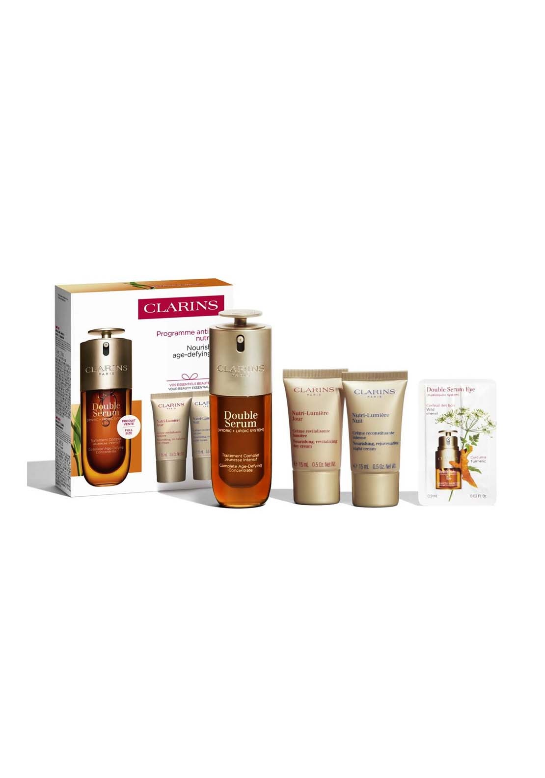 Clarins Clarins Double Serum & Nutri-Lumiere Value Pack 1 Shaws Department Stores